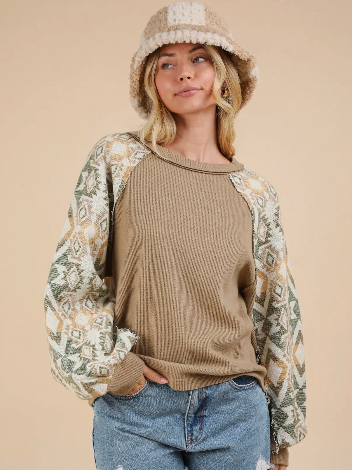 Cozy Aztec Top