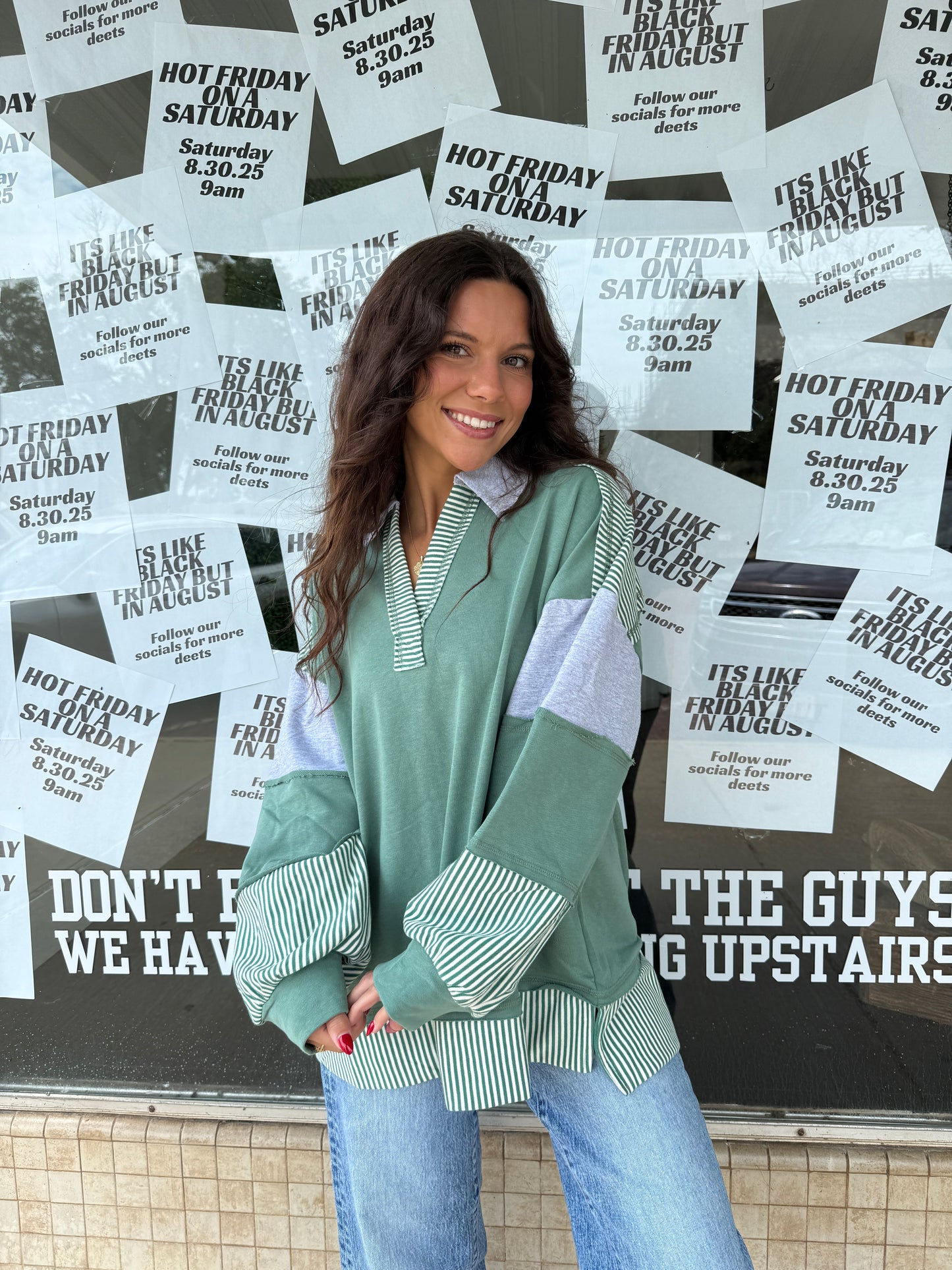 90s polo longlseeve top