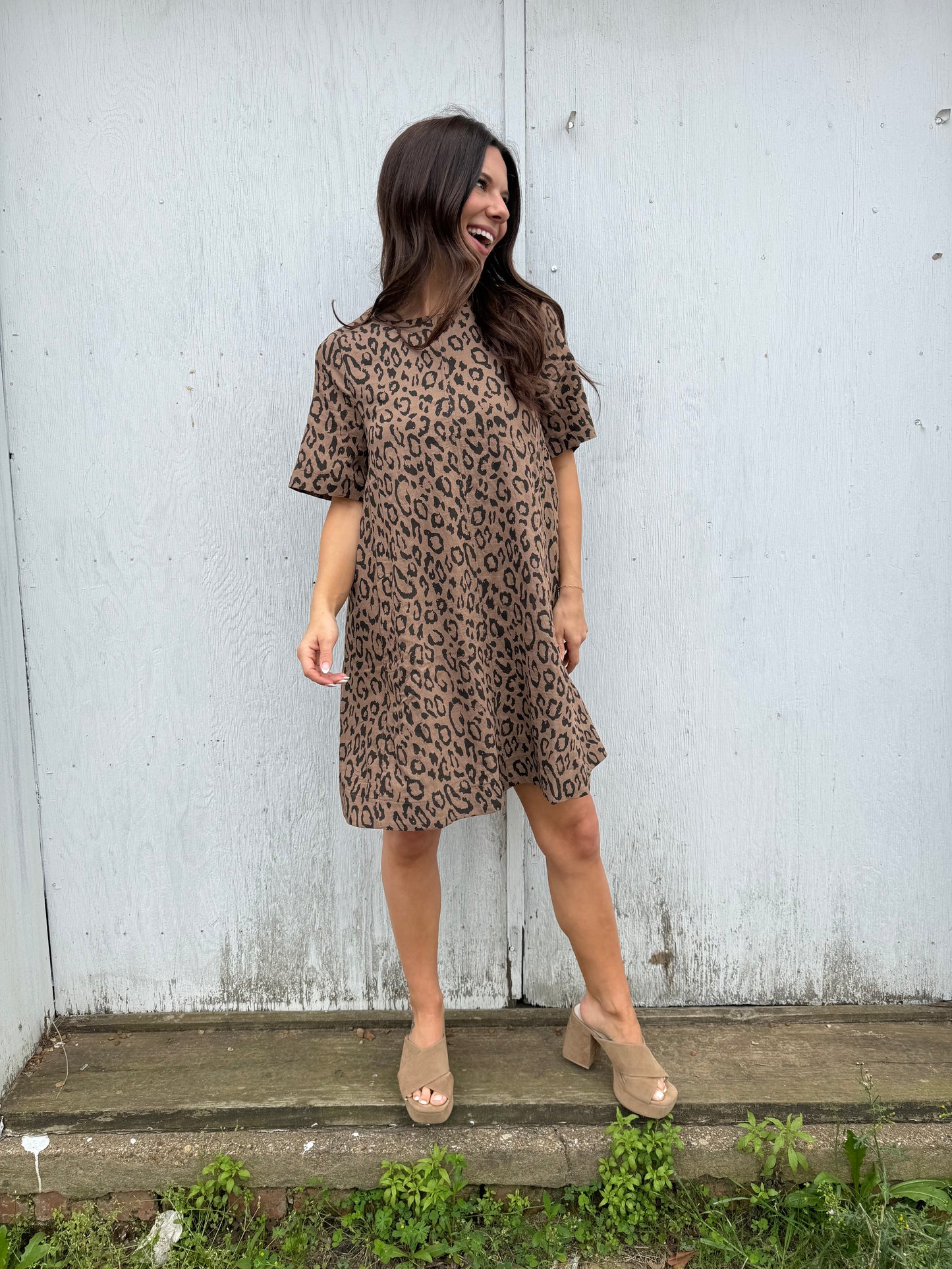 Leopard Lane dress
