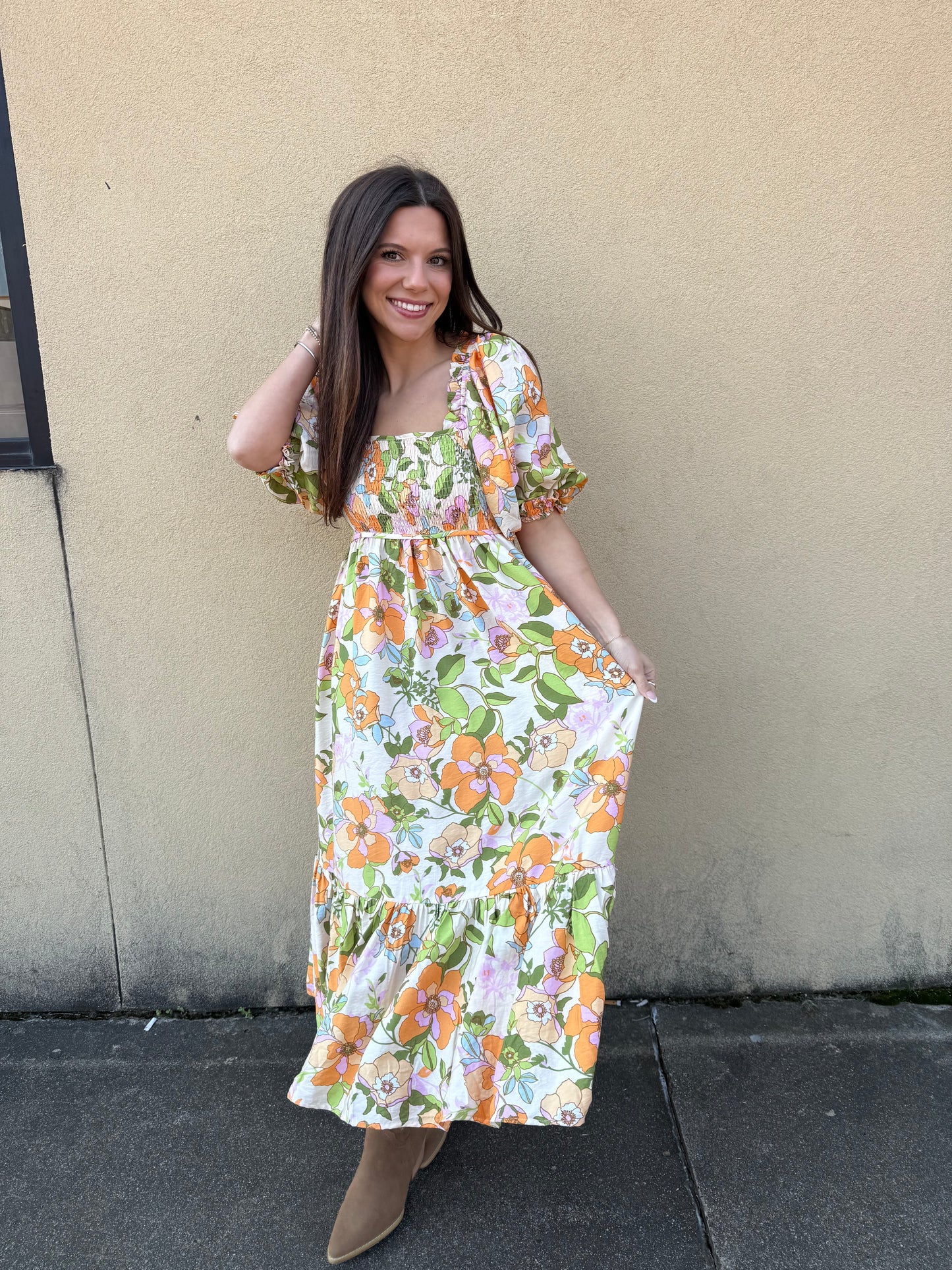 All the spring vibes dress