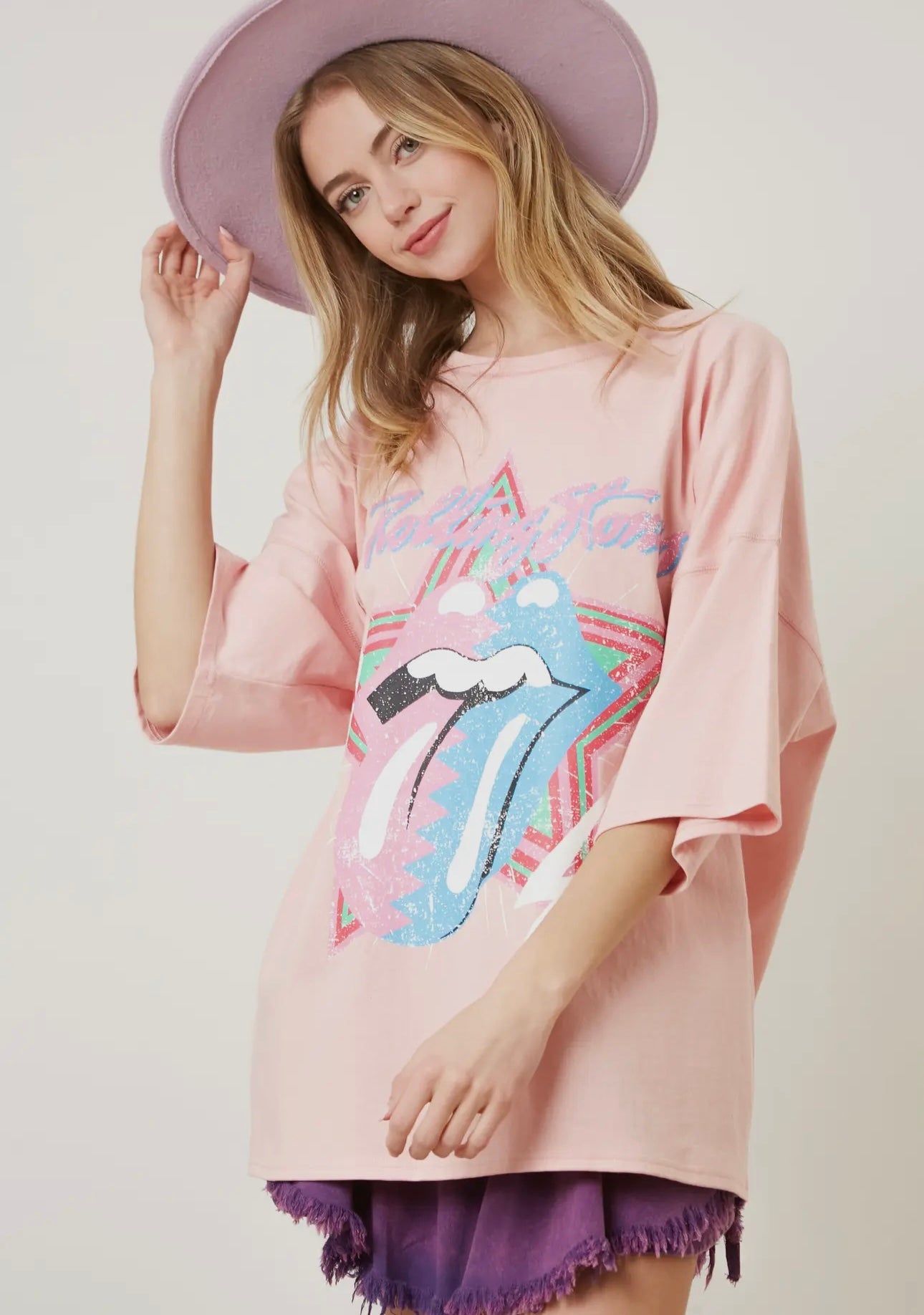 Baby Pink Rolling Stones