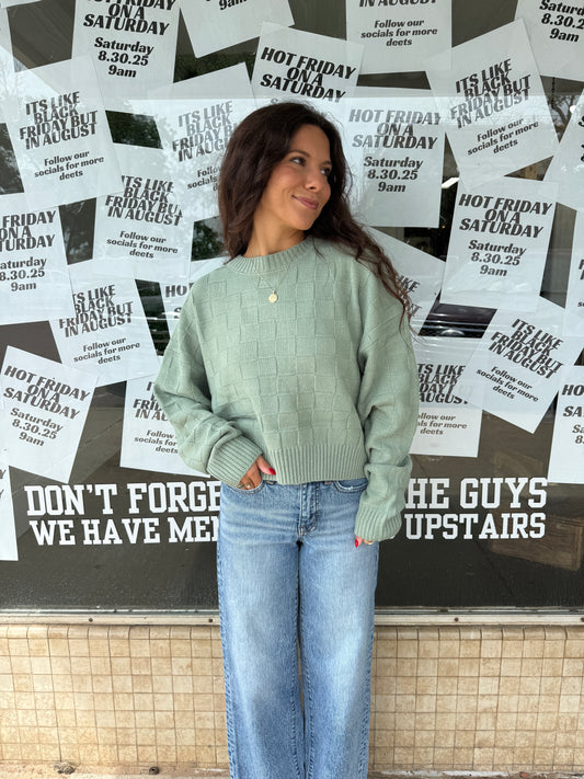 Everyday Checkered Sweater