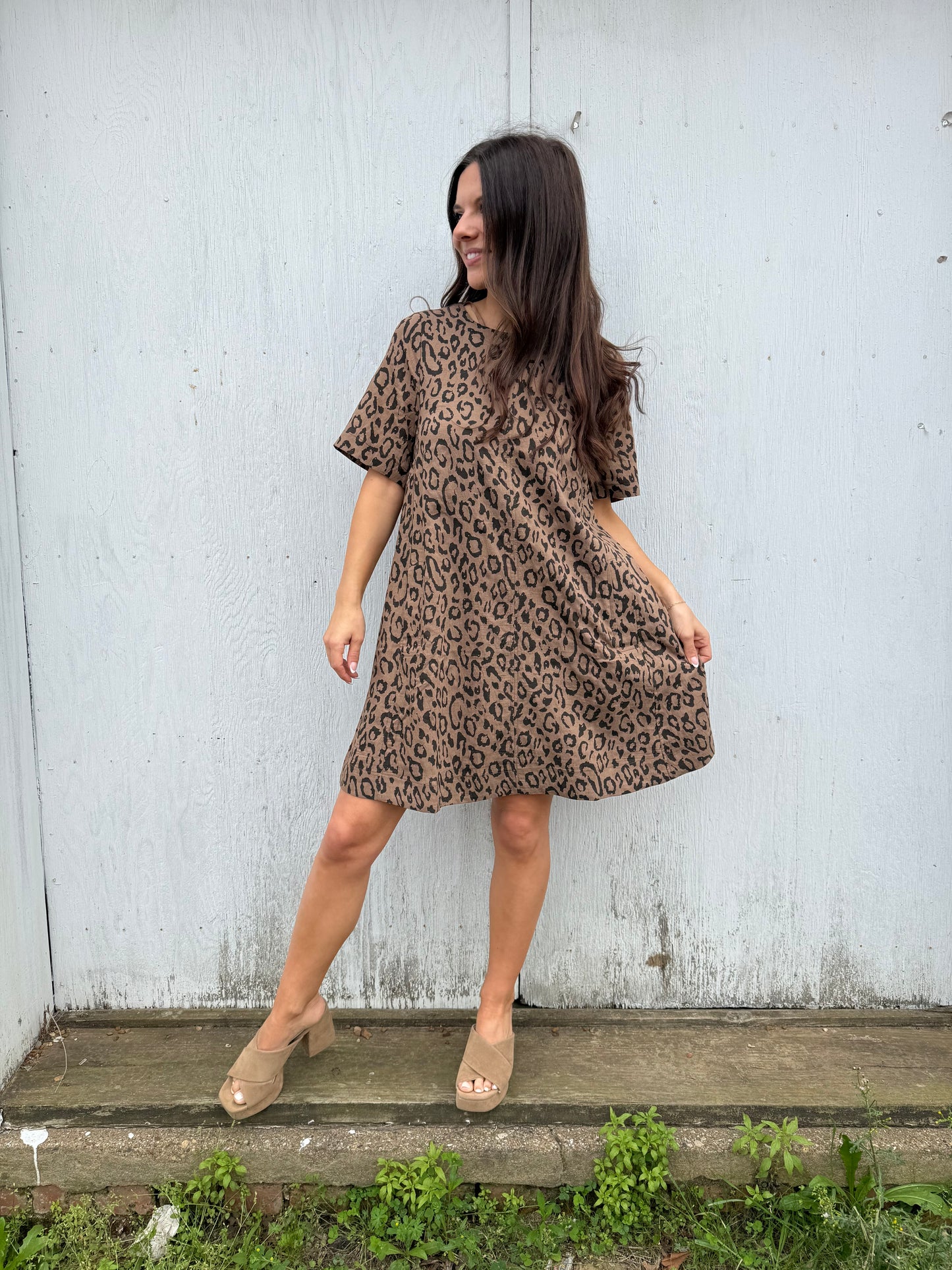 Leopard Lane dress