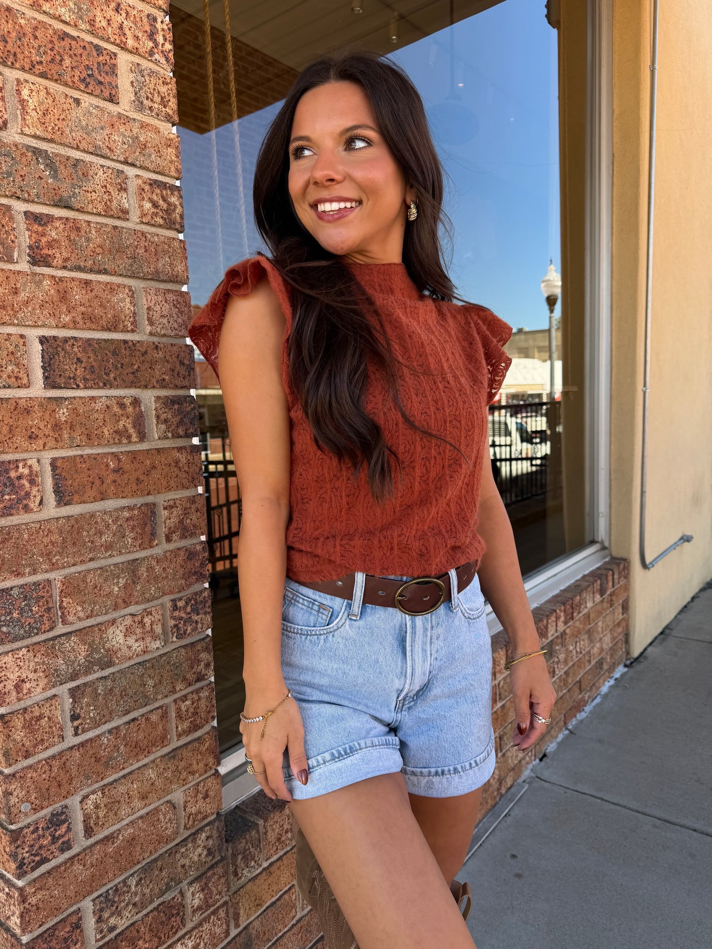 Caught in the Lace Top