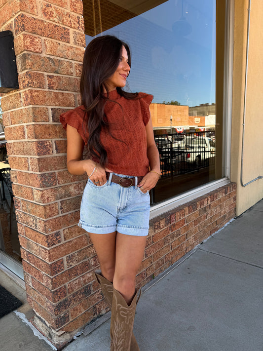 Caught in the Lace Top