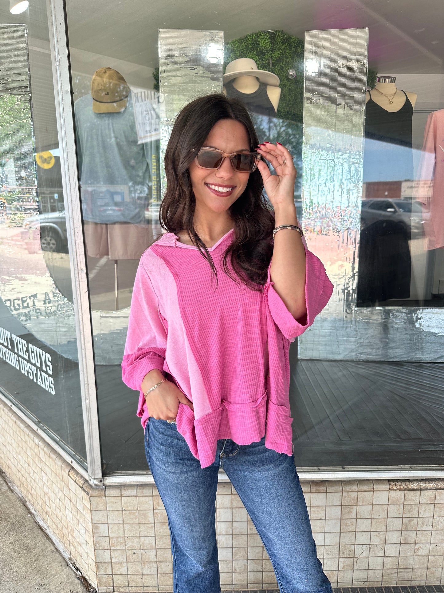Out and about top