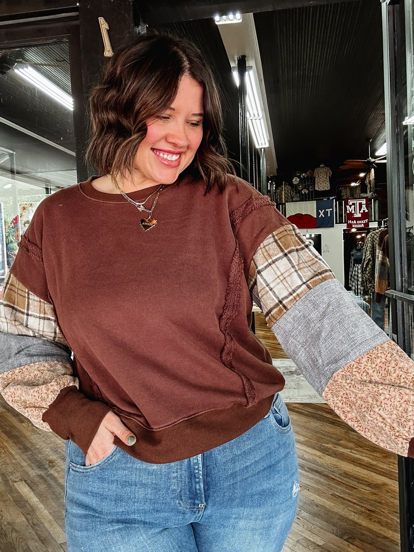 Multi Terry Pullover