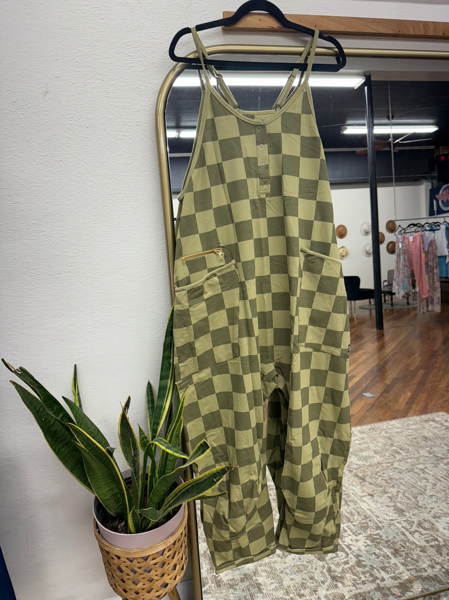 Checkered Jumpsuit