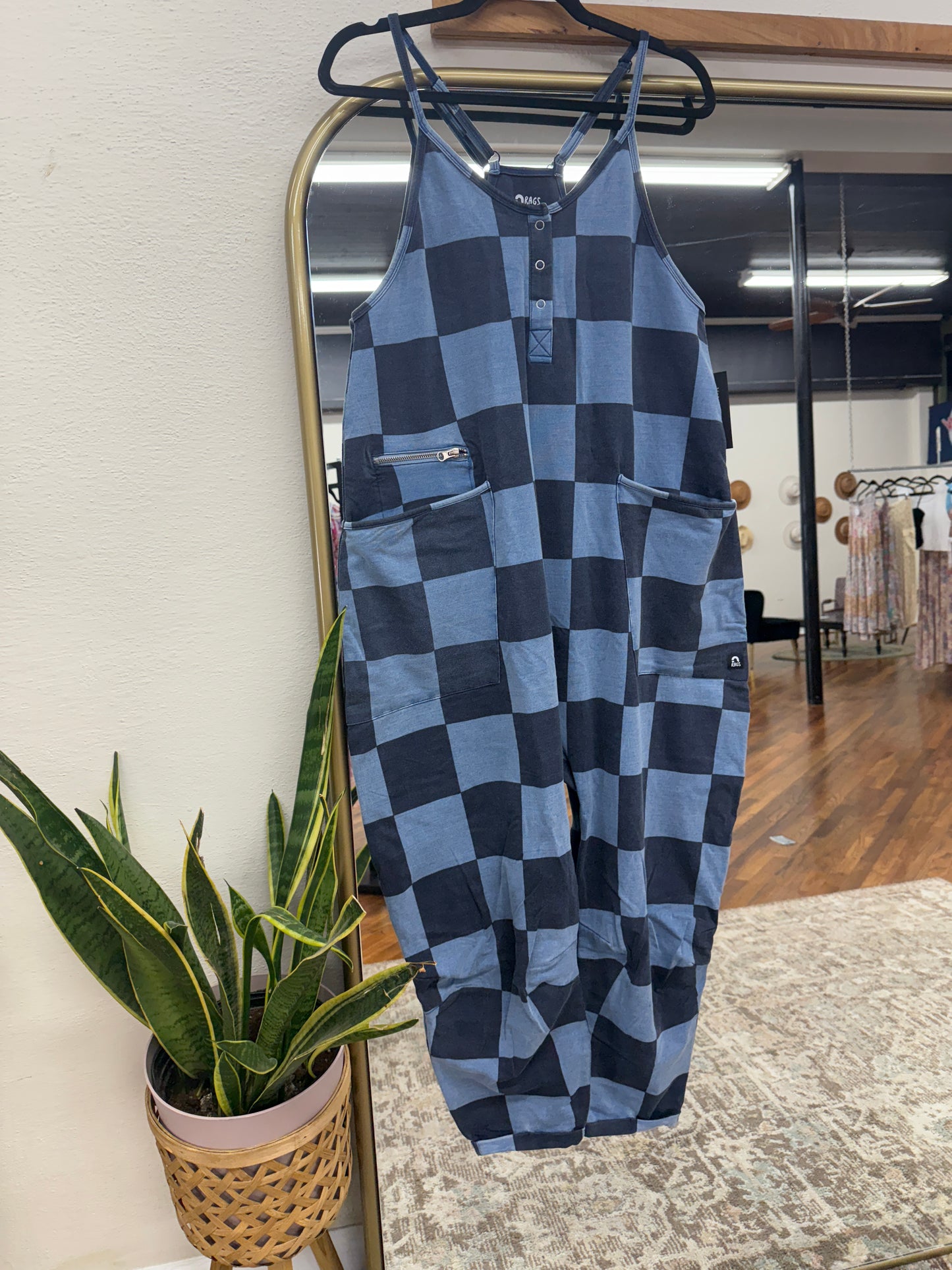 Checkered Jumpsuit