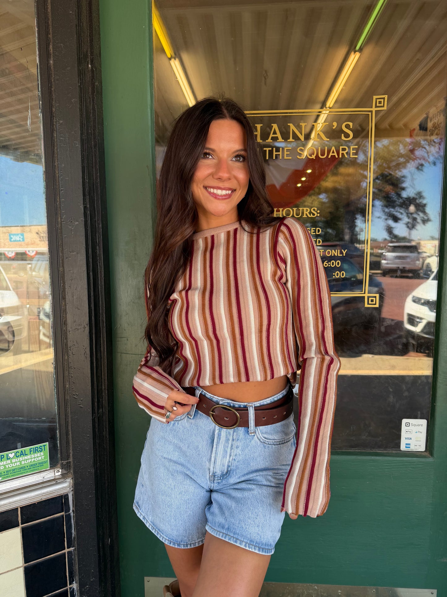 Main Street Stripe Top