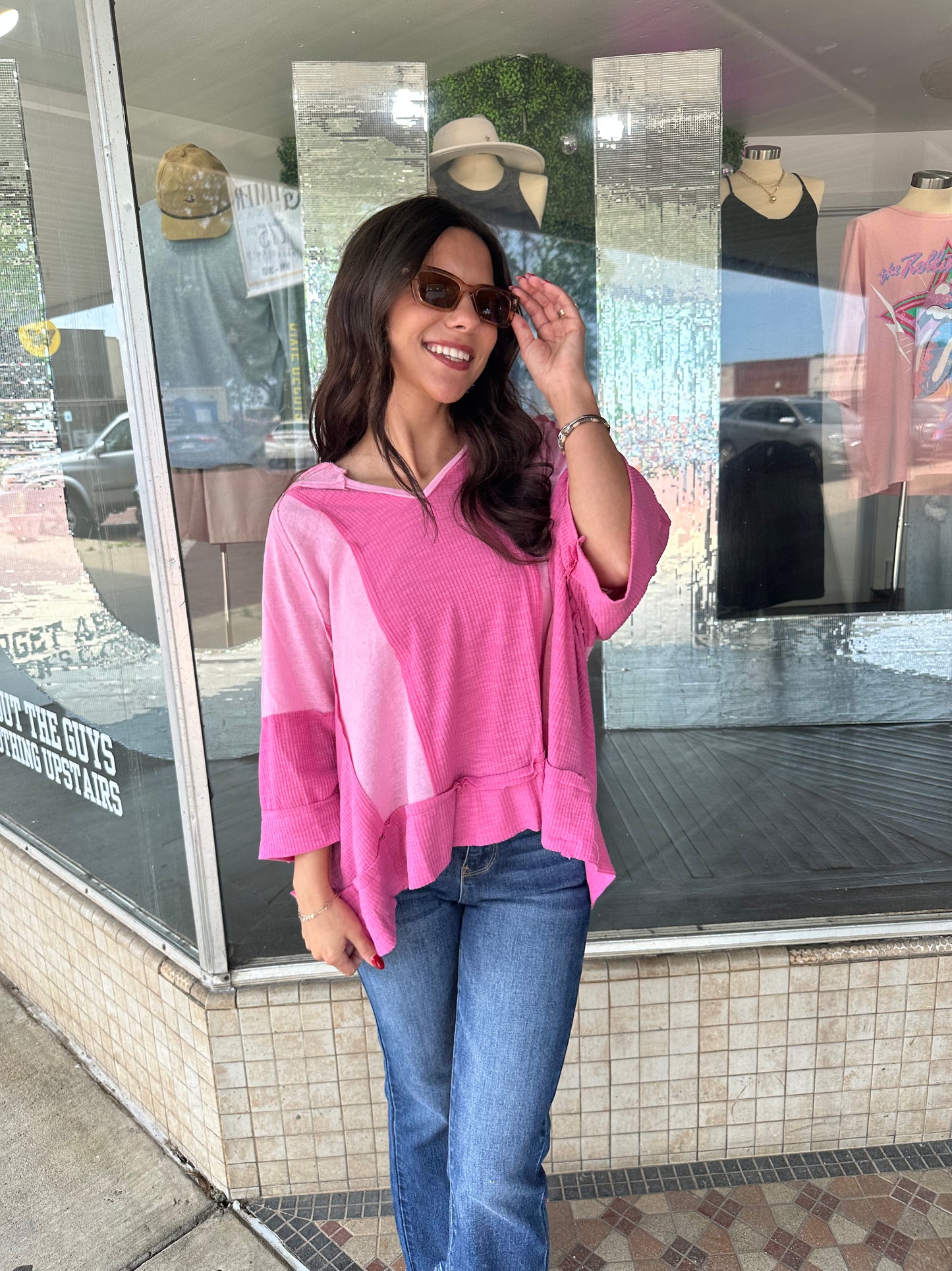 Out and about top