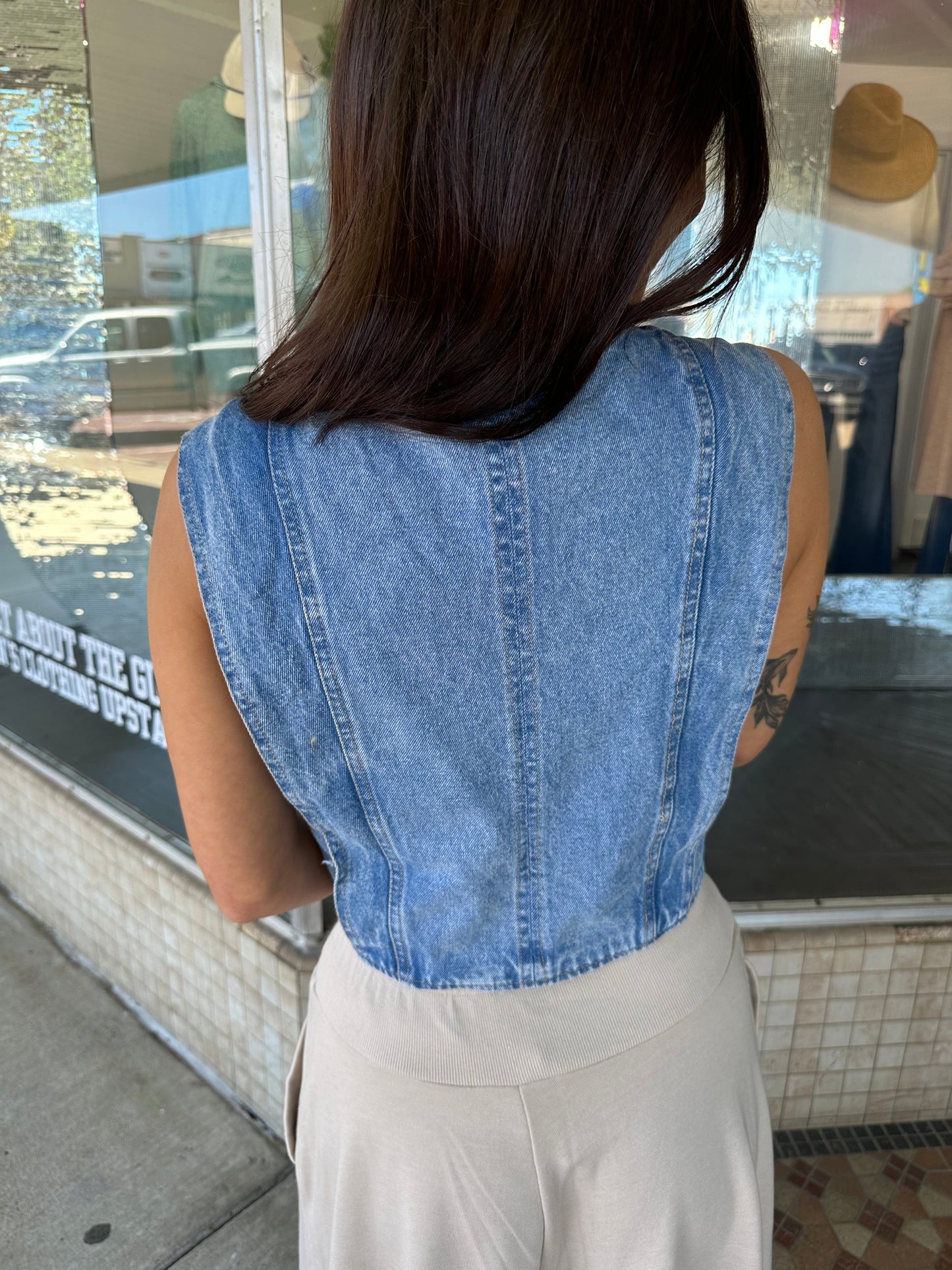 Indigo Denim Vest