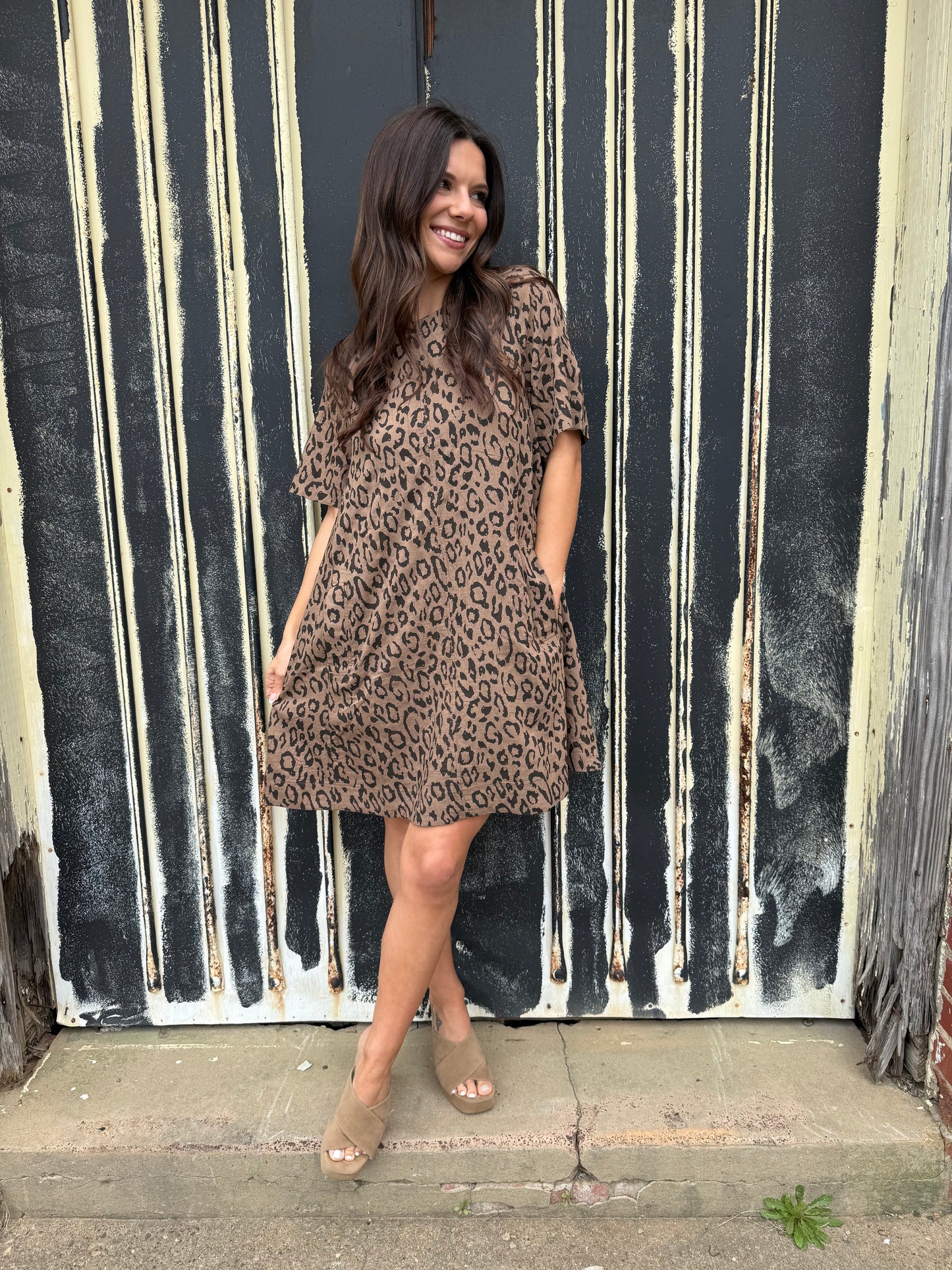 Leopard Lane dress