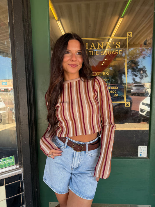 Main Street Stripe Top