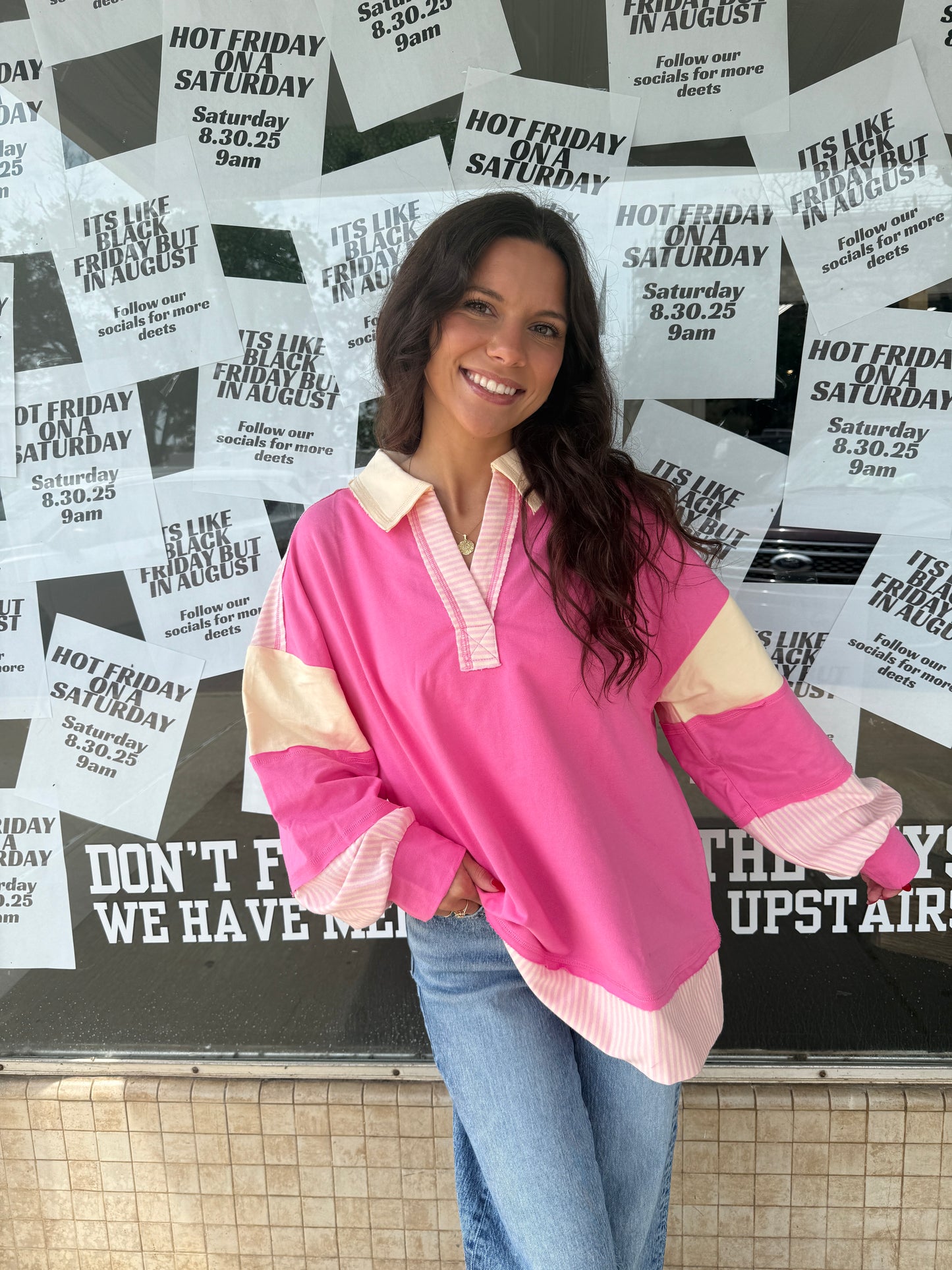 90s polo longlseeve top