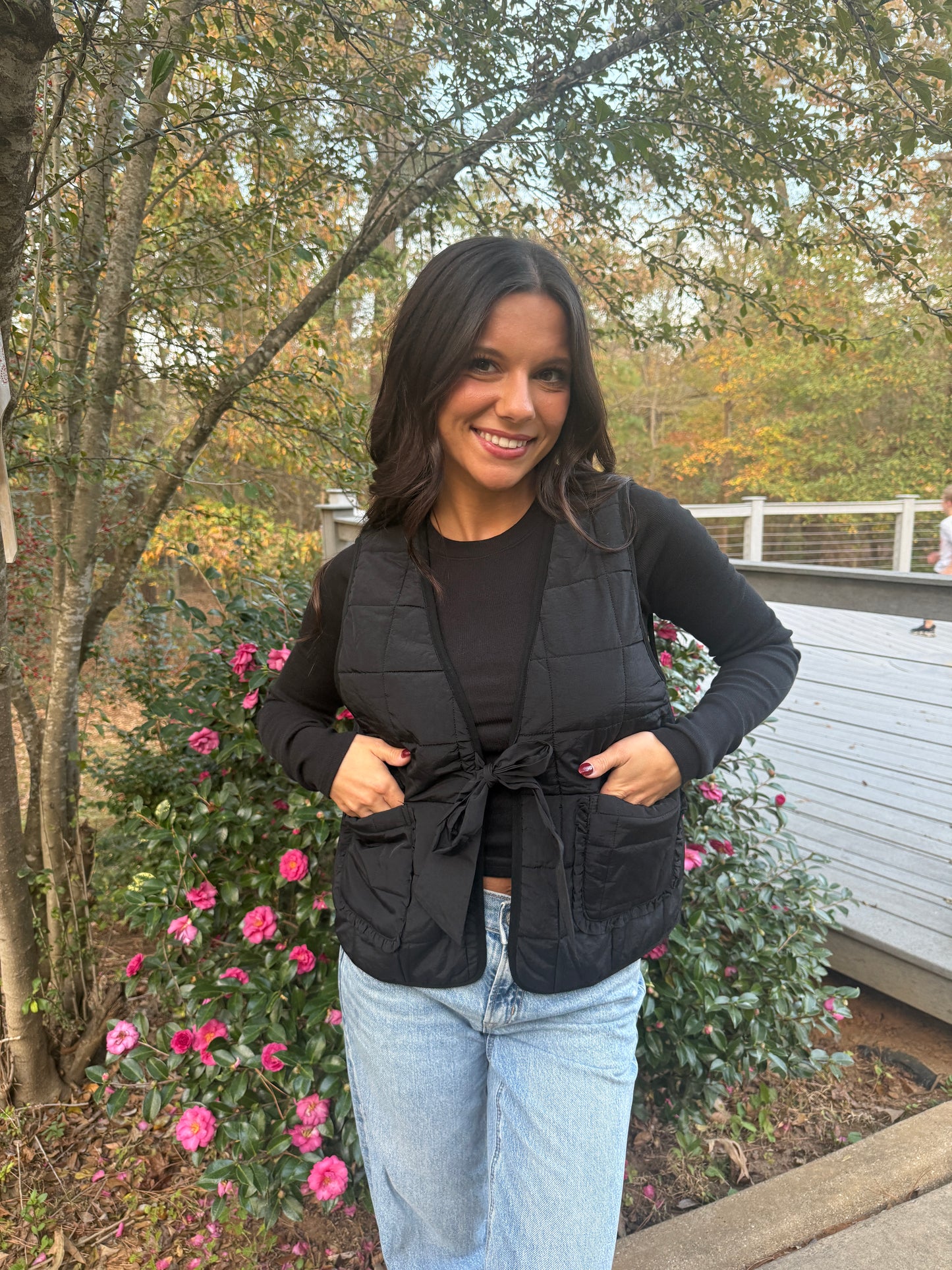 Quilted Leopard Vest