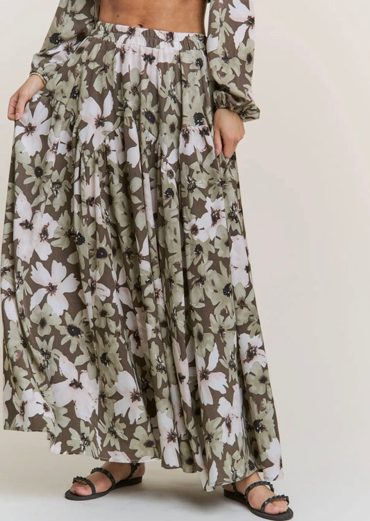 Floral Fables Maxi Skirt