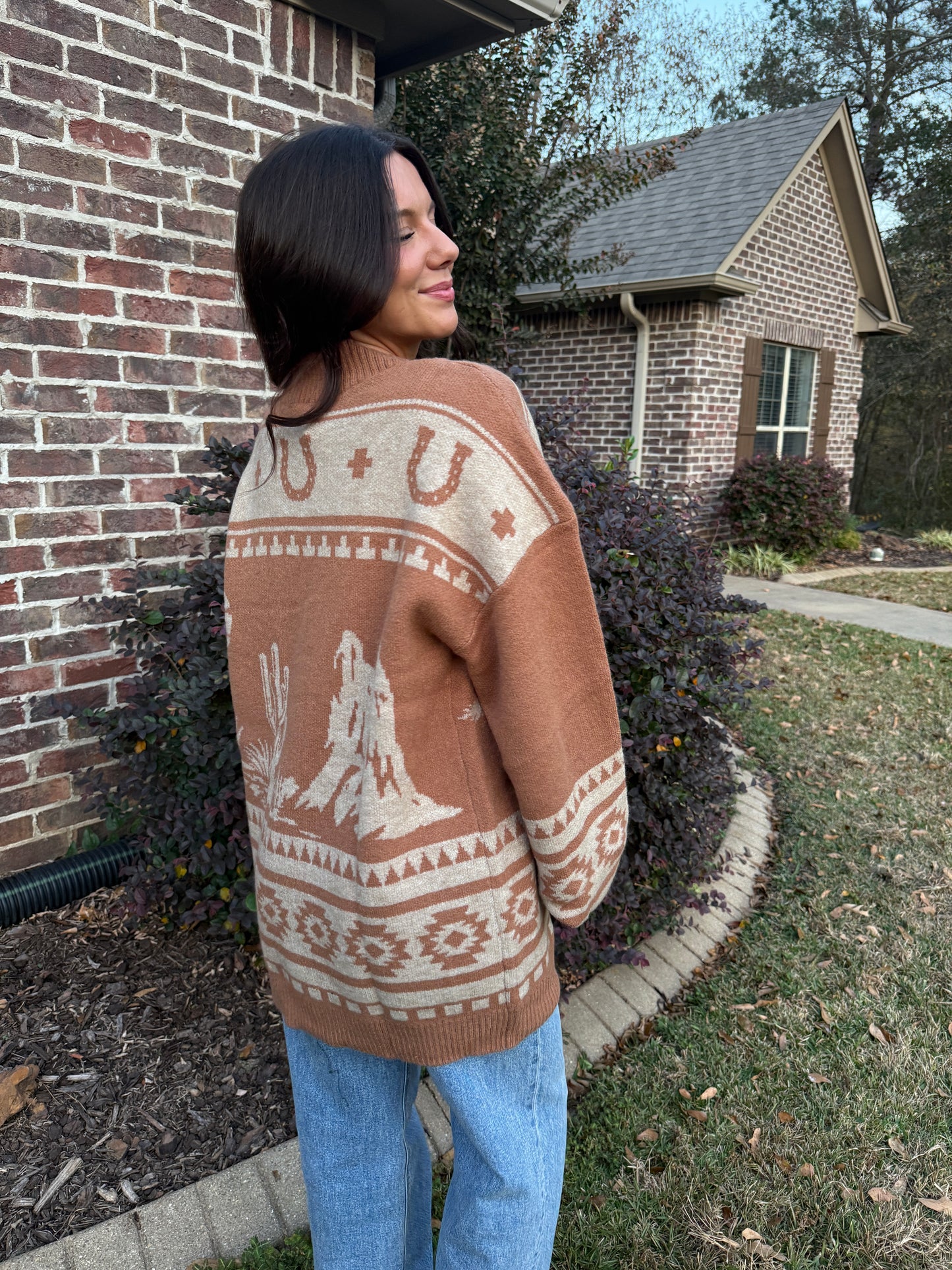 Western Horse Cardigan