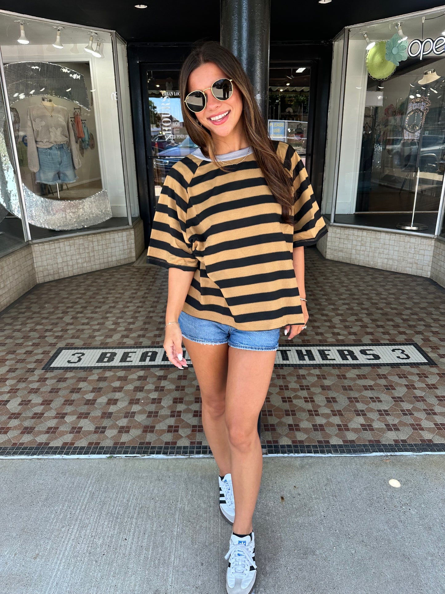 Into Stipes Top