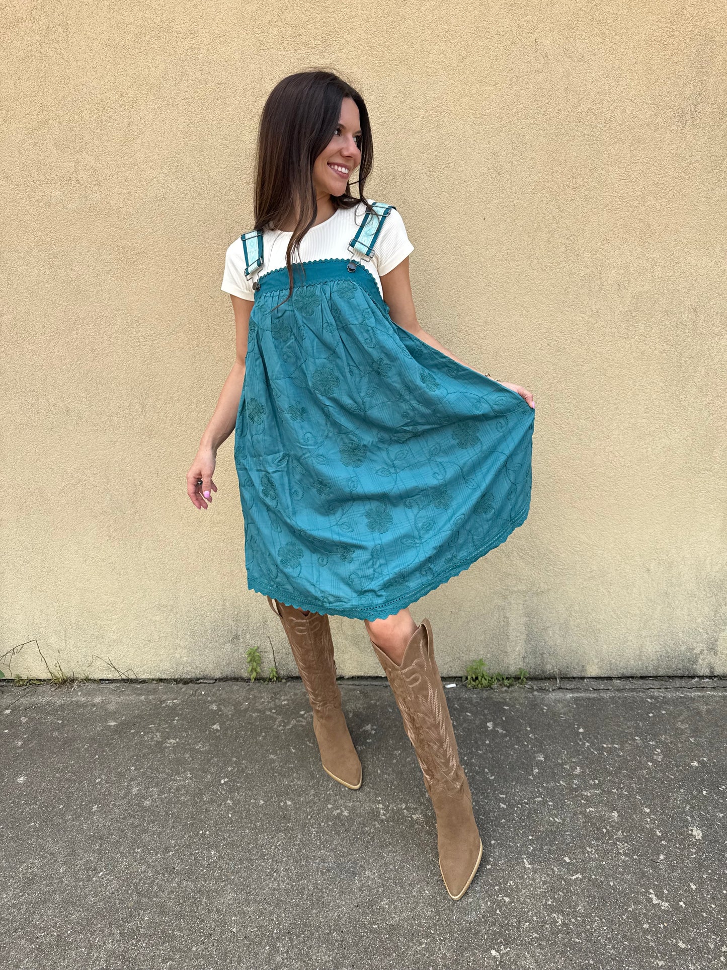 Cottage Tide Overall Dress