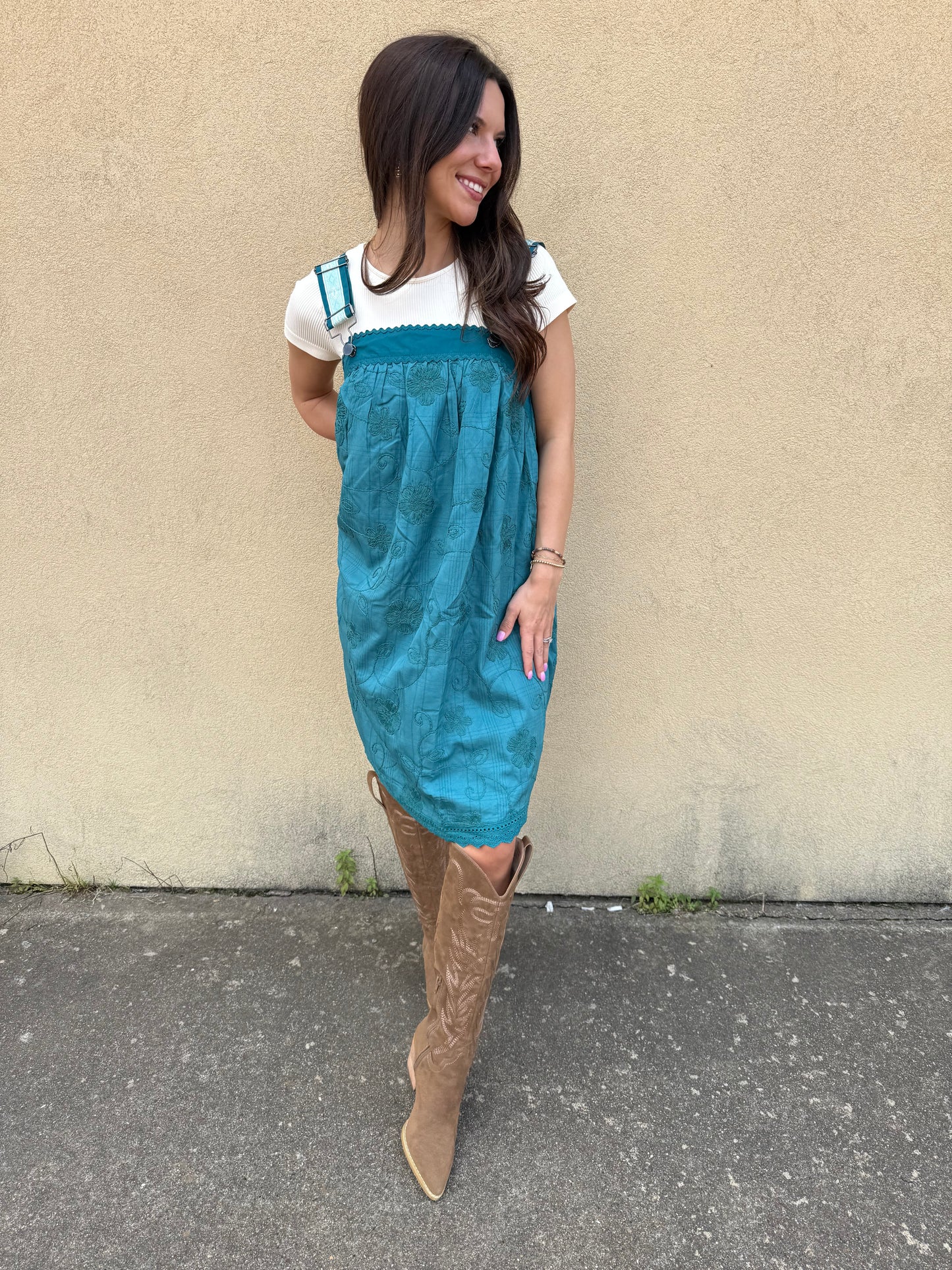 Cottage Tide Overall Dress