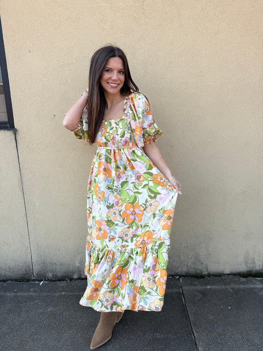 All the spring vibes dress