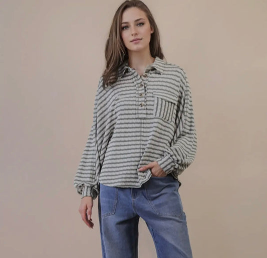 Fall Days Stripe Top