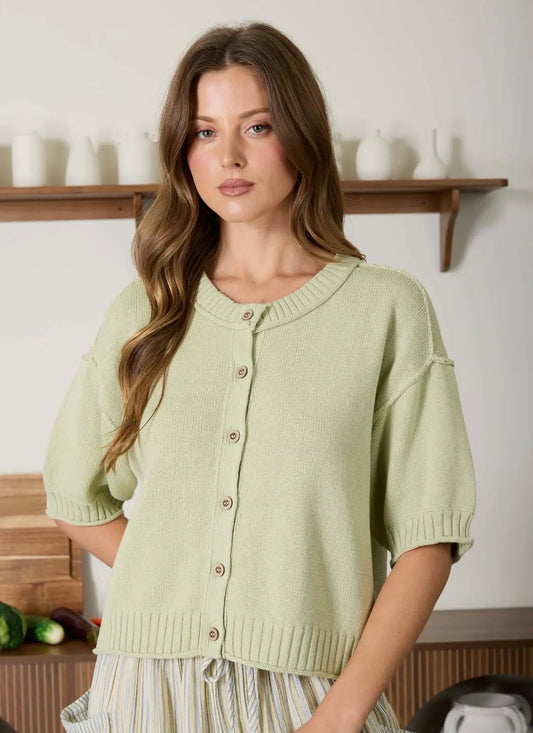 Light olive days top