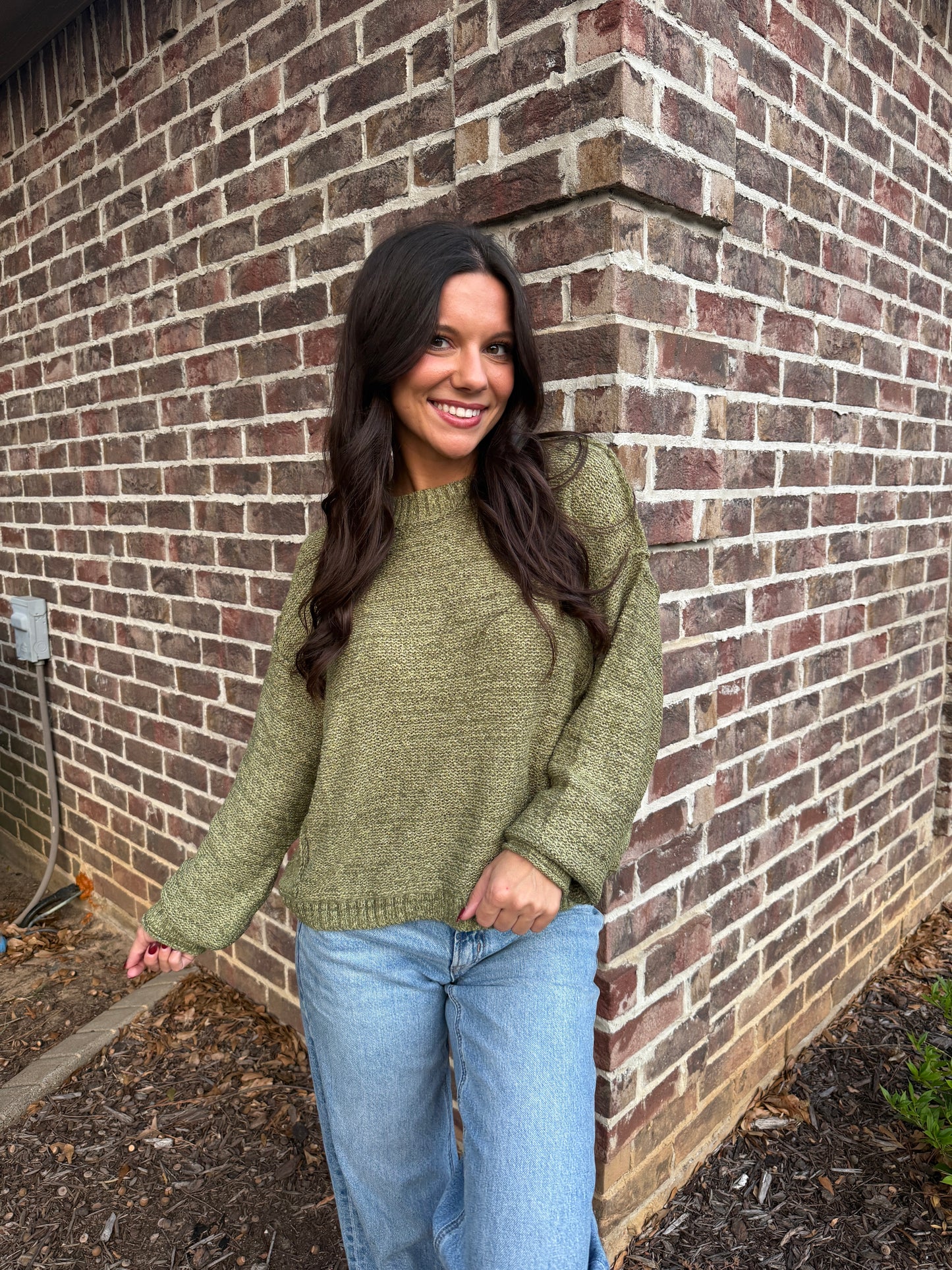 Drop Shoulder Sweater