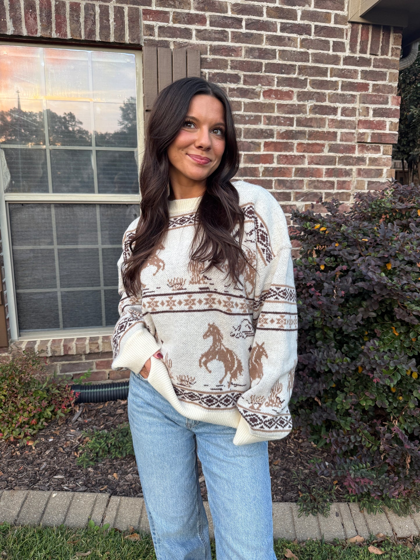 In the stable Sweater