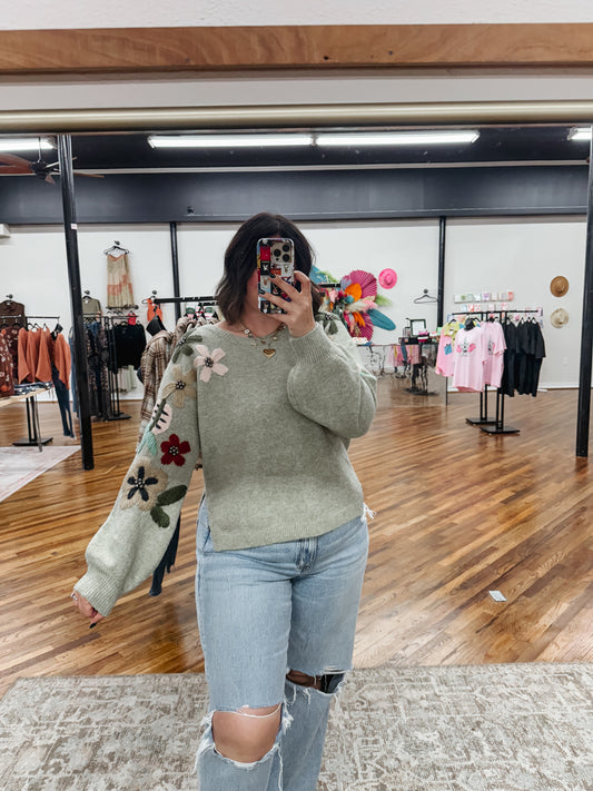 Flower Patch Sweater