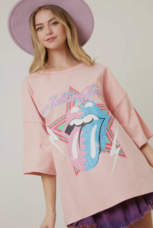 Baby Pink Rolling Stones