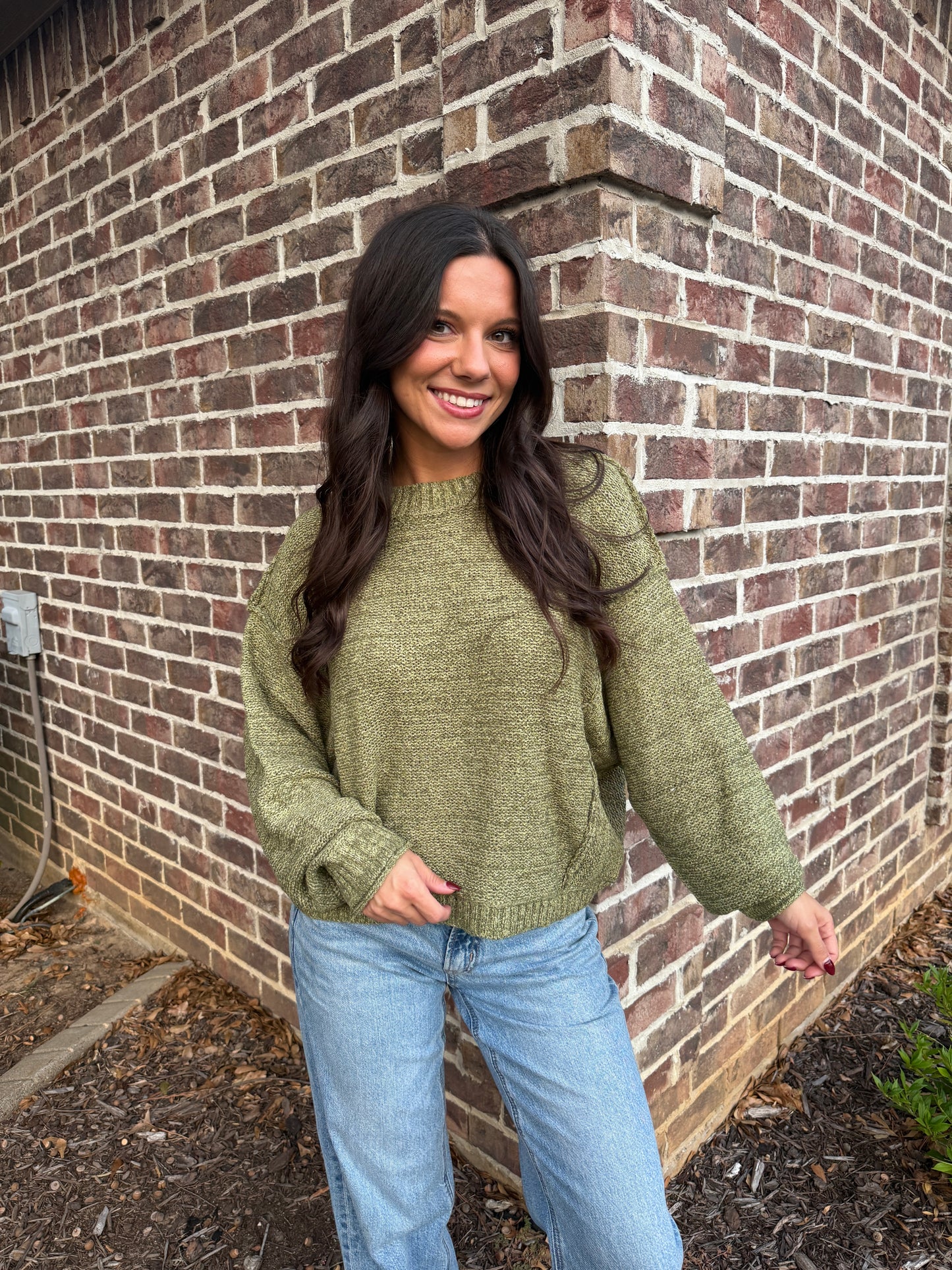 Drop Shoulder Sweater