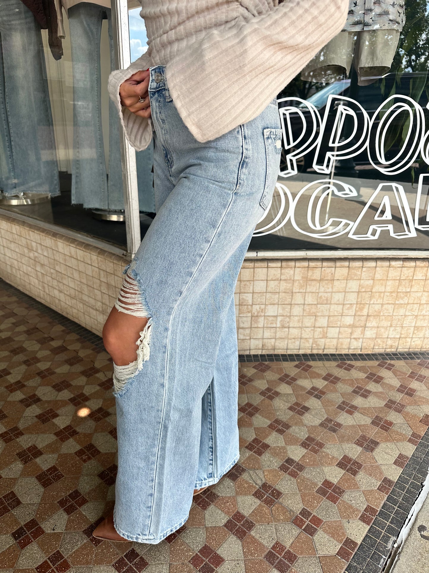 Outdone Super High Rise Jeans