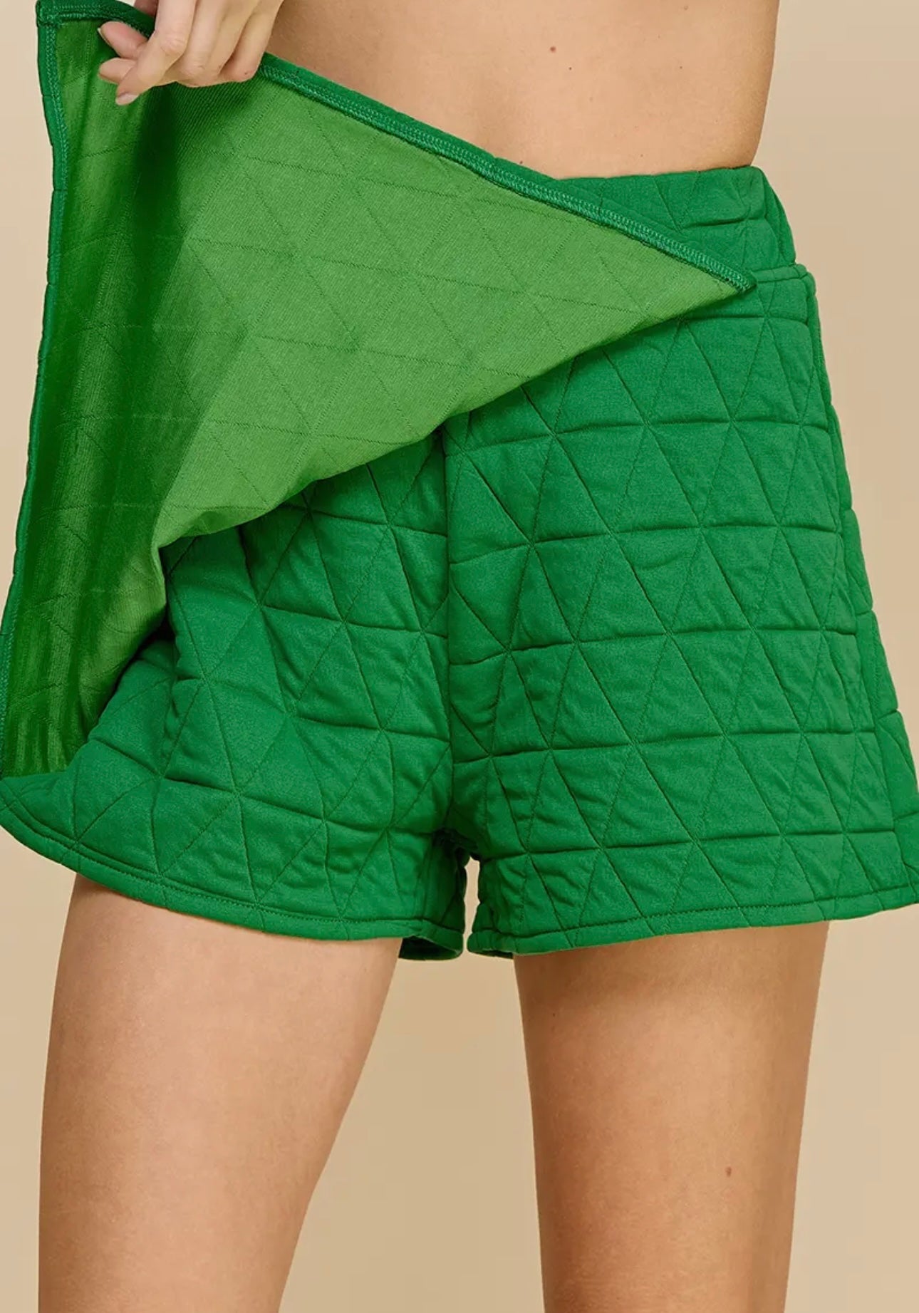 Quilted skort