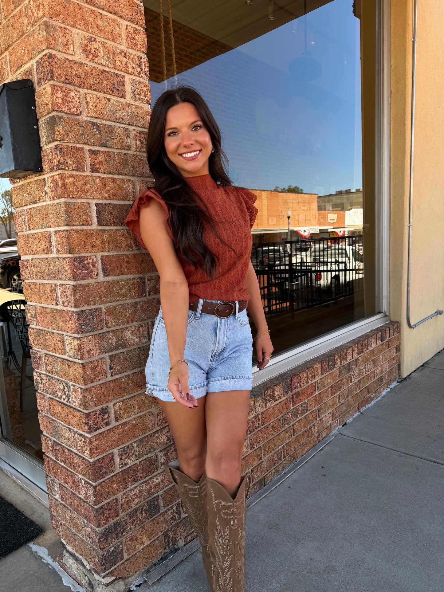 Caught in the Lace Top