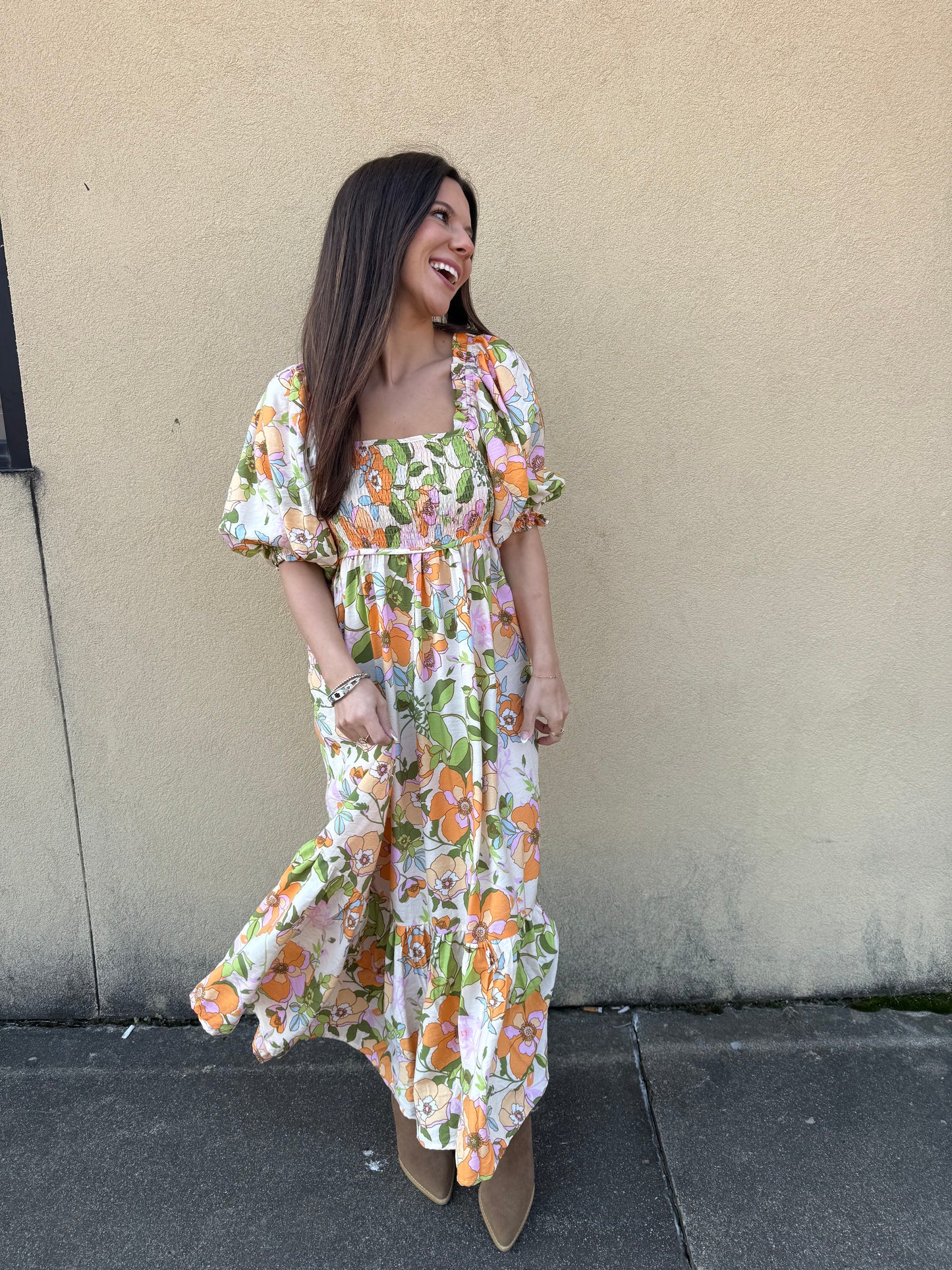 All the spring vibes dress