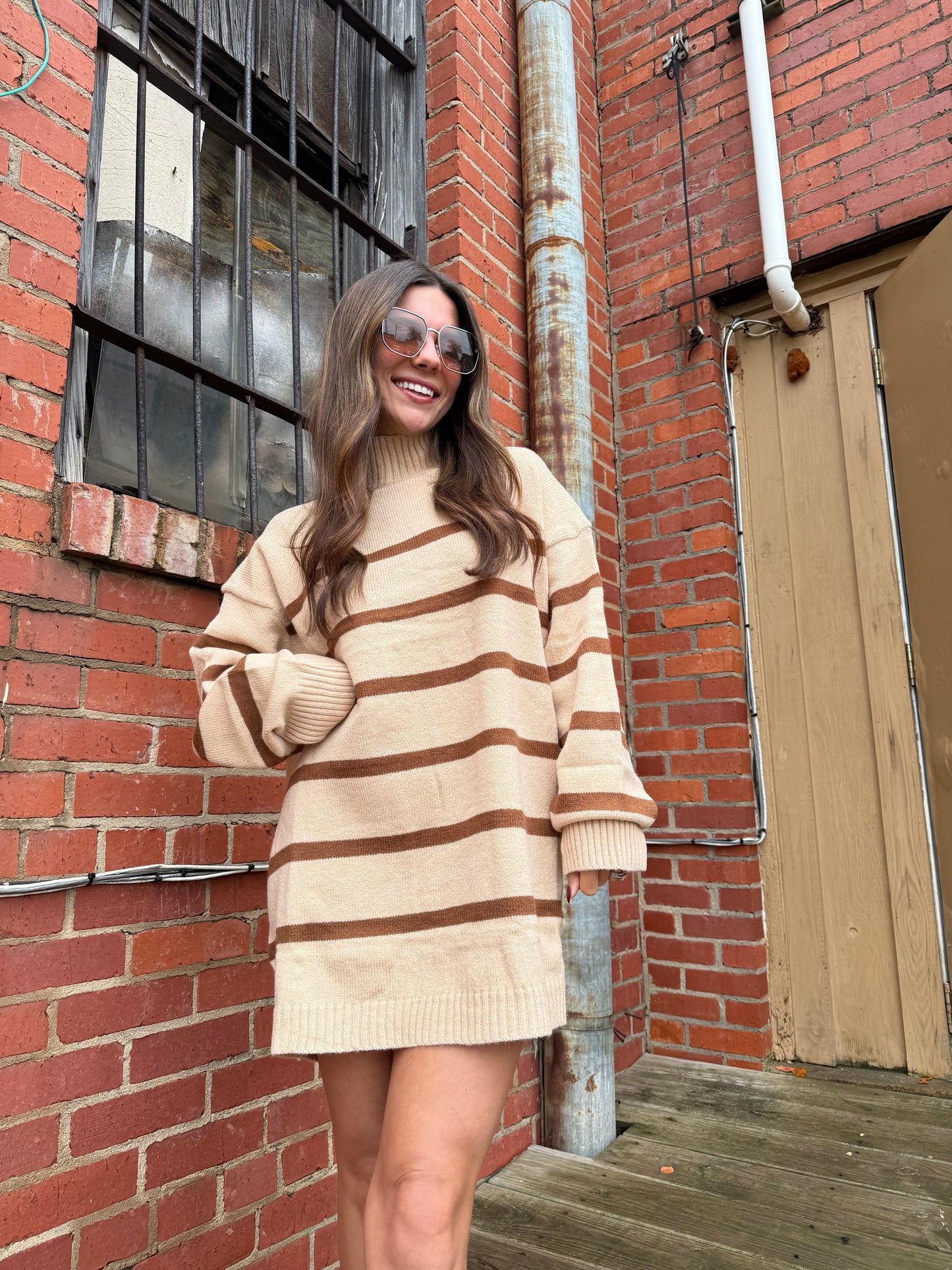 Oversized Stripe Sweater