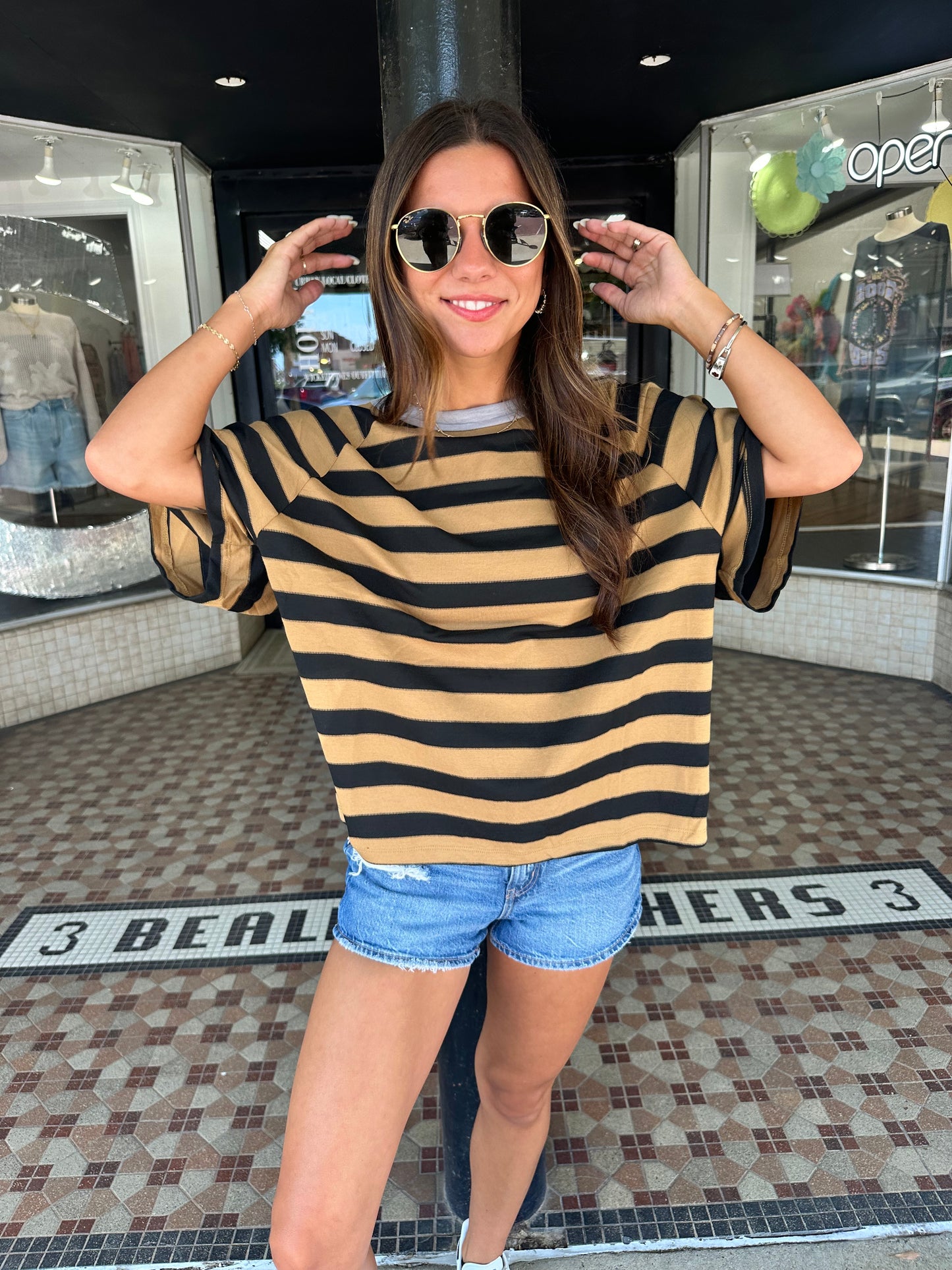 Into Stipes Top