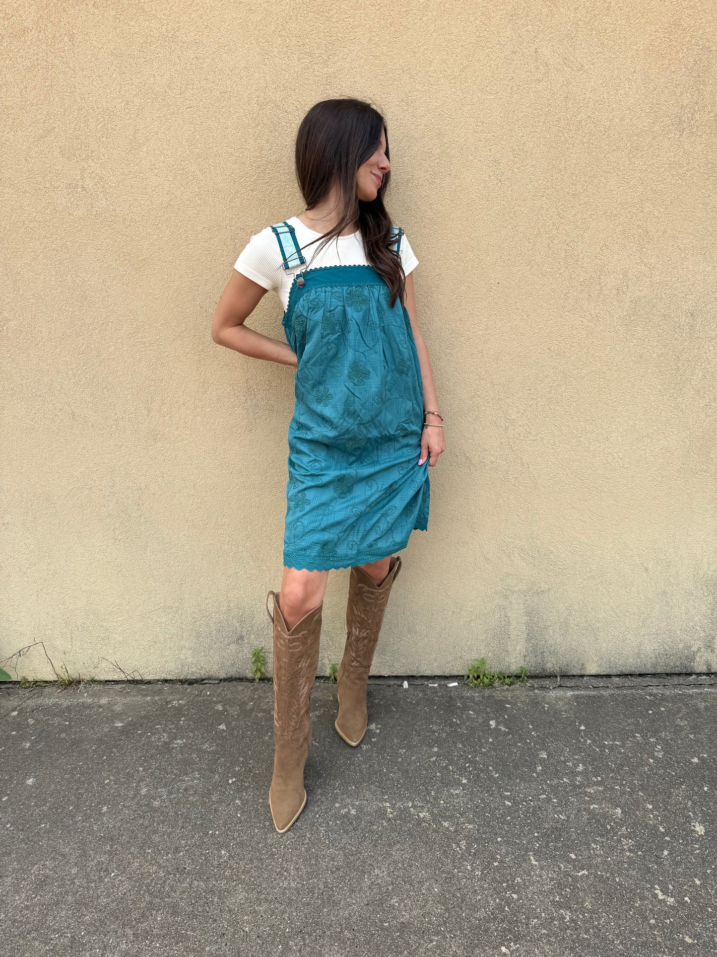 Cottage Tide Overall Dress