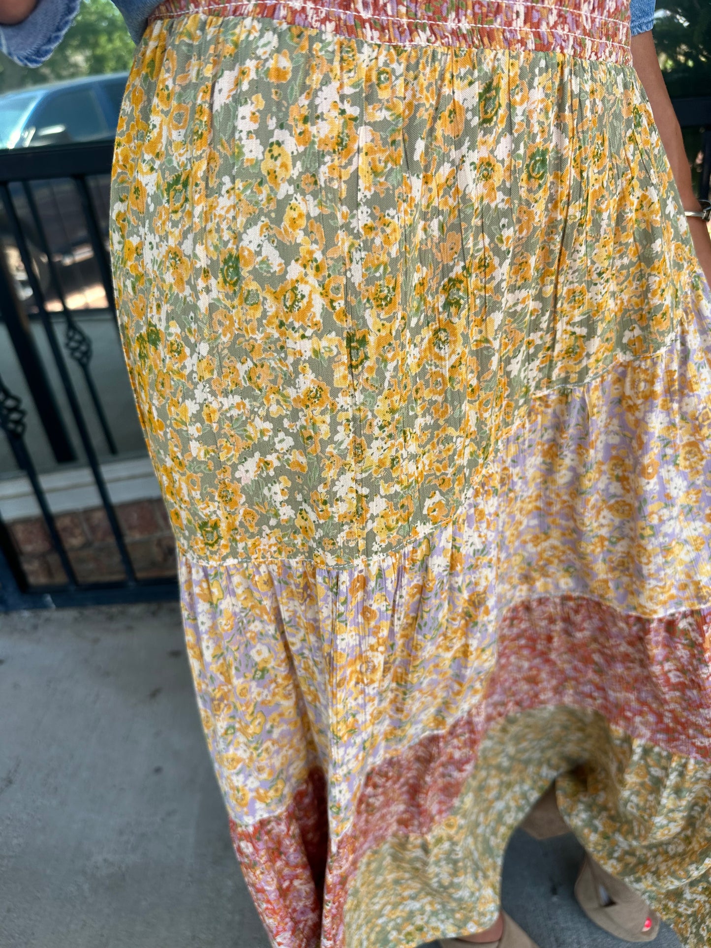 Tea Blossom Maxi skirt