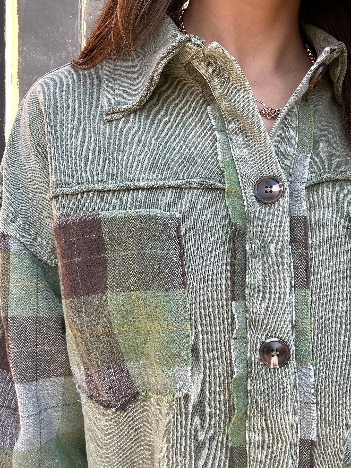 Sweet plaid shacket