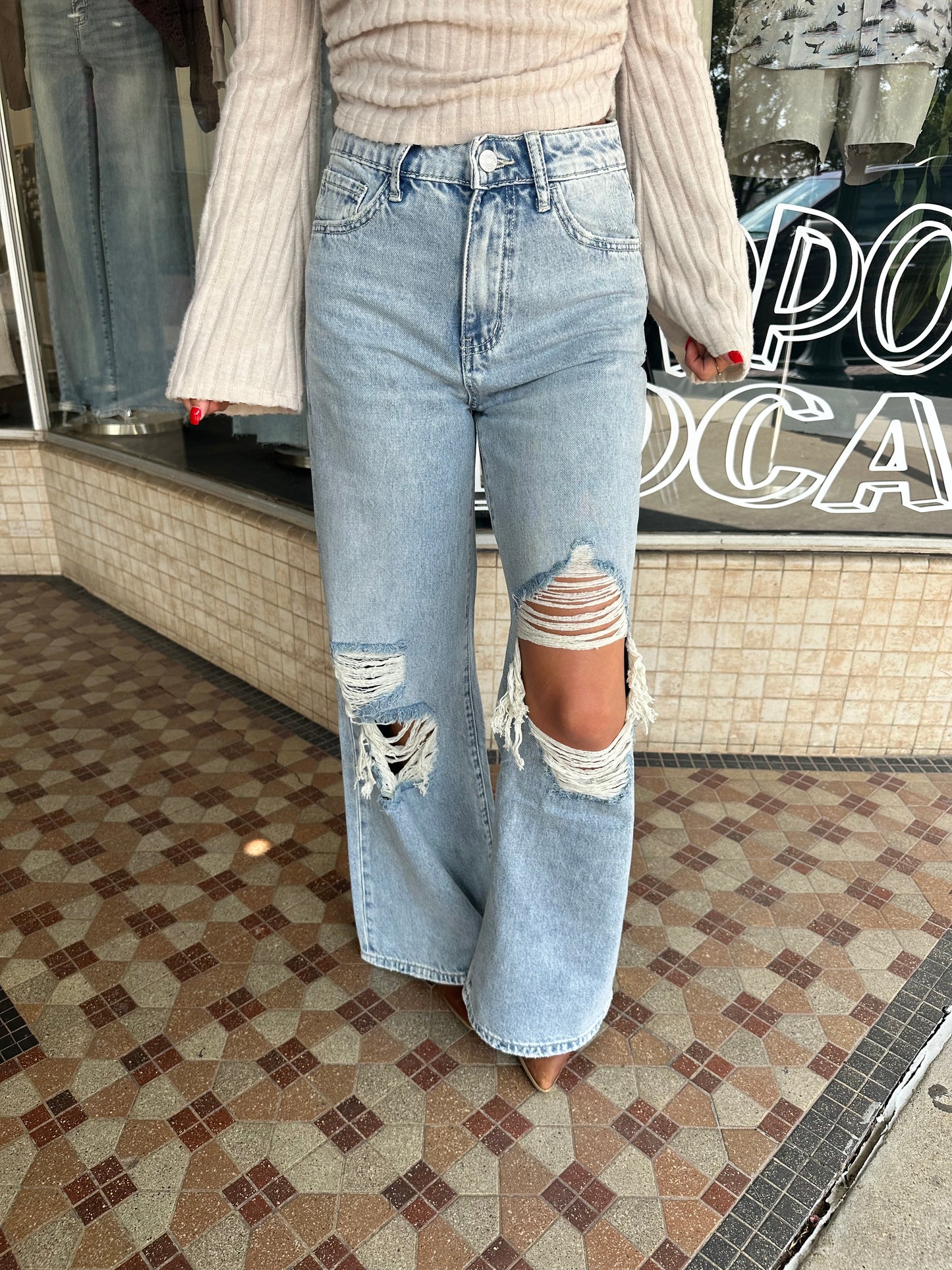 Outdone Super High Rise Jeans