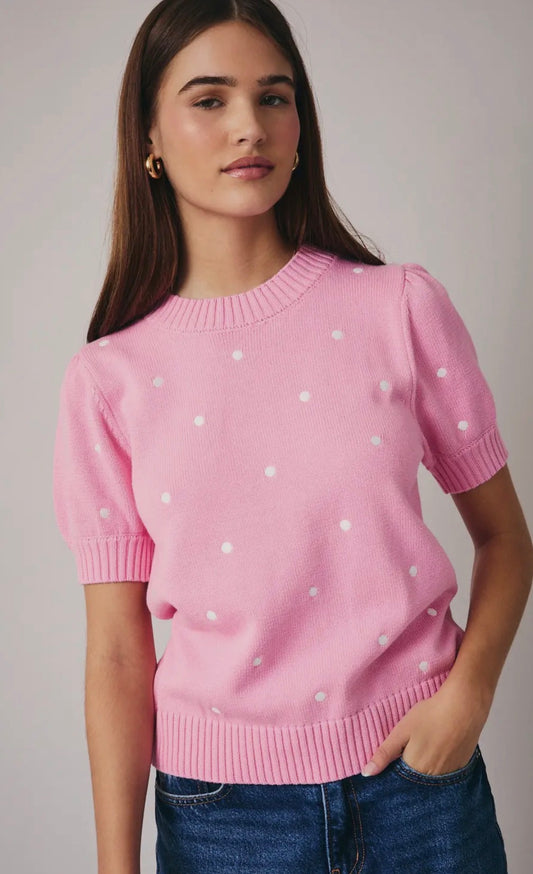 Girlie Pop Polka Dot Top
