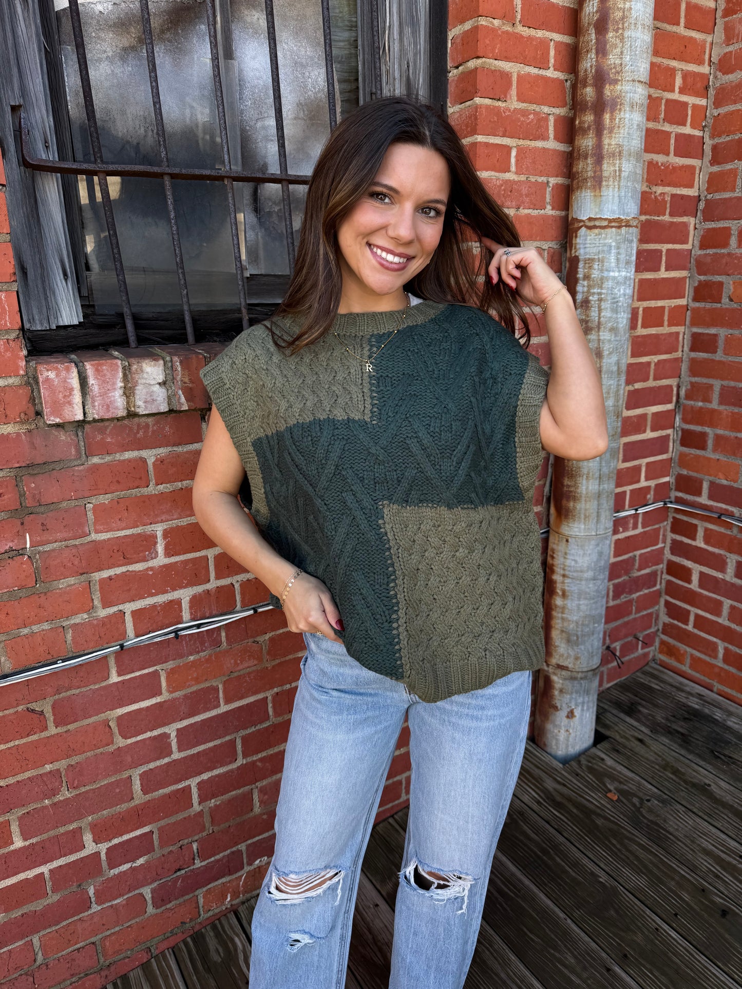 Hunter Cable Knit Sweater Vest