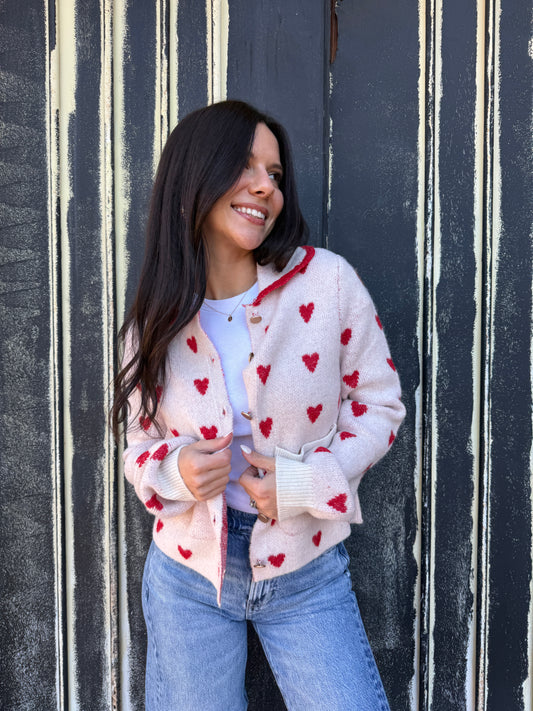 Warm Hearts Cardi