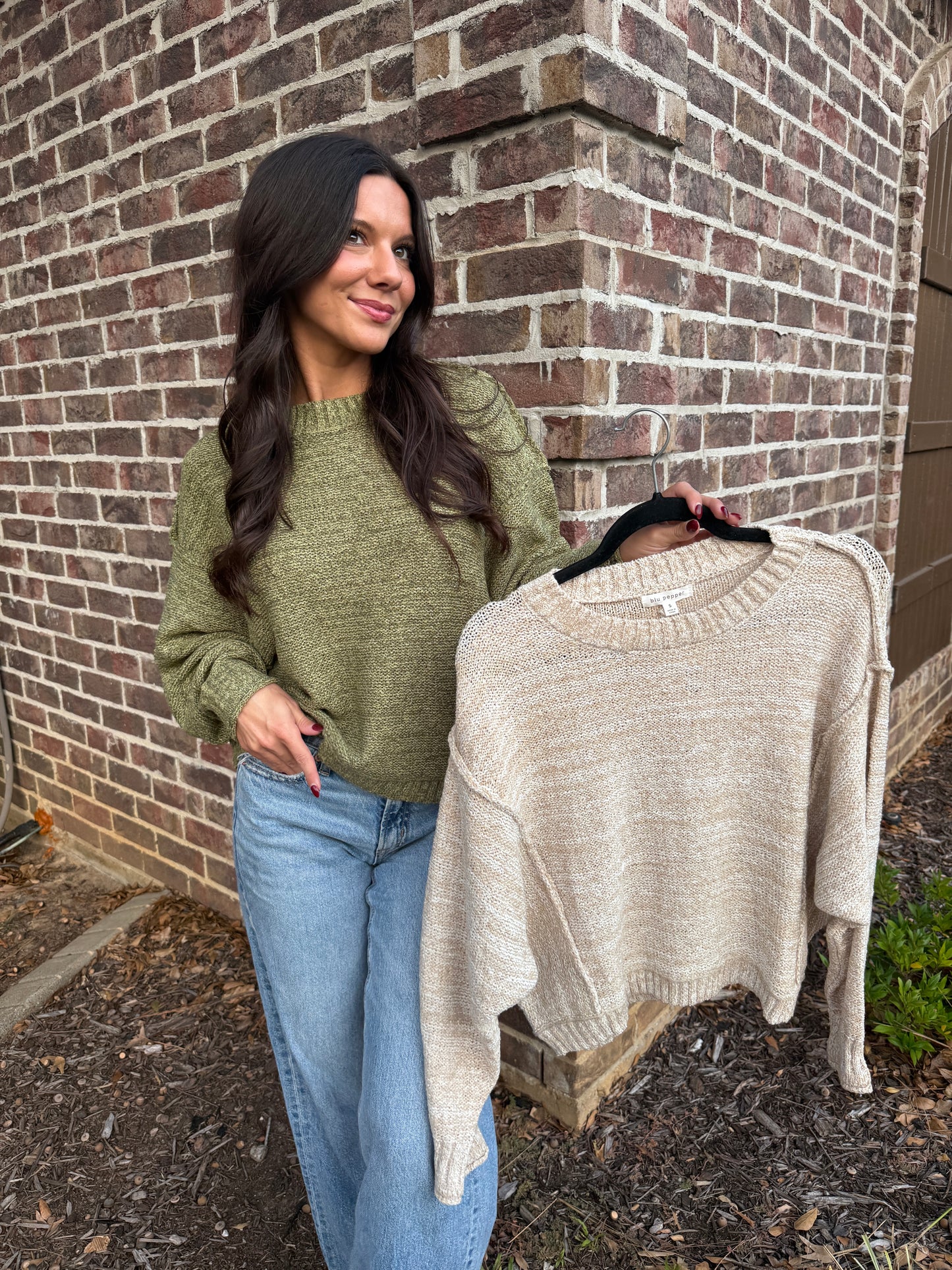 Drop Shoulder Sweater