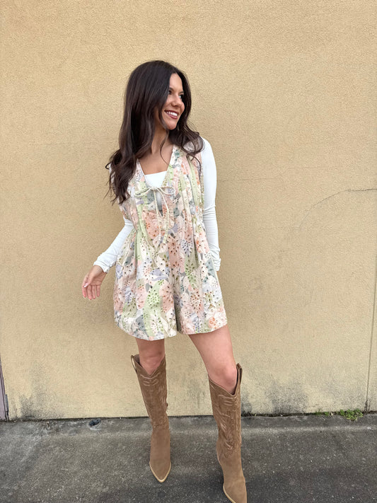Florals Night Romper