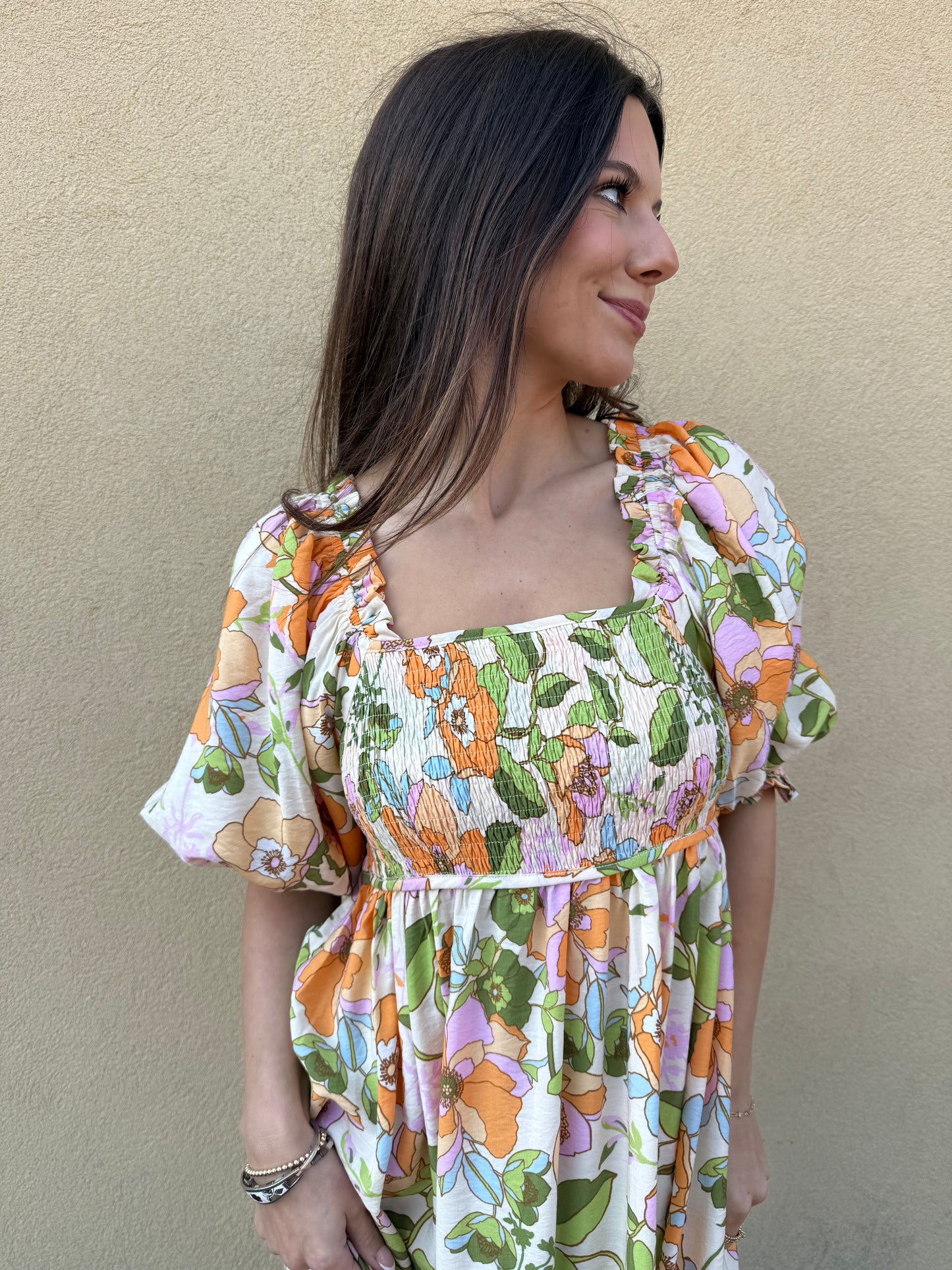 All the spring vibes dress