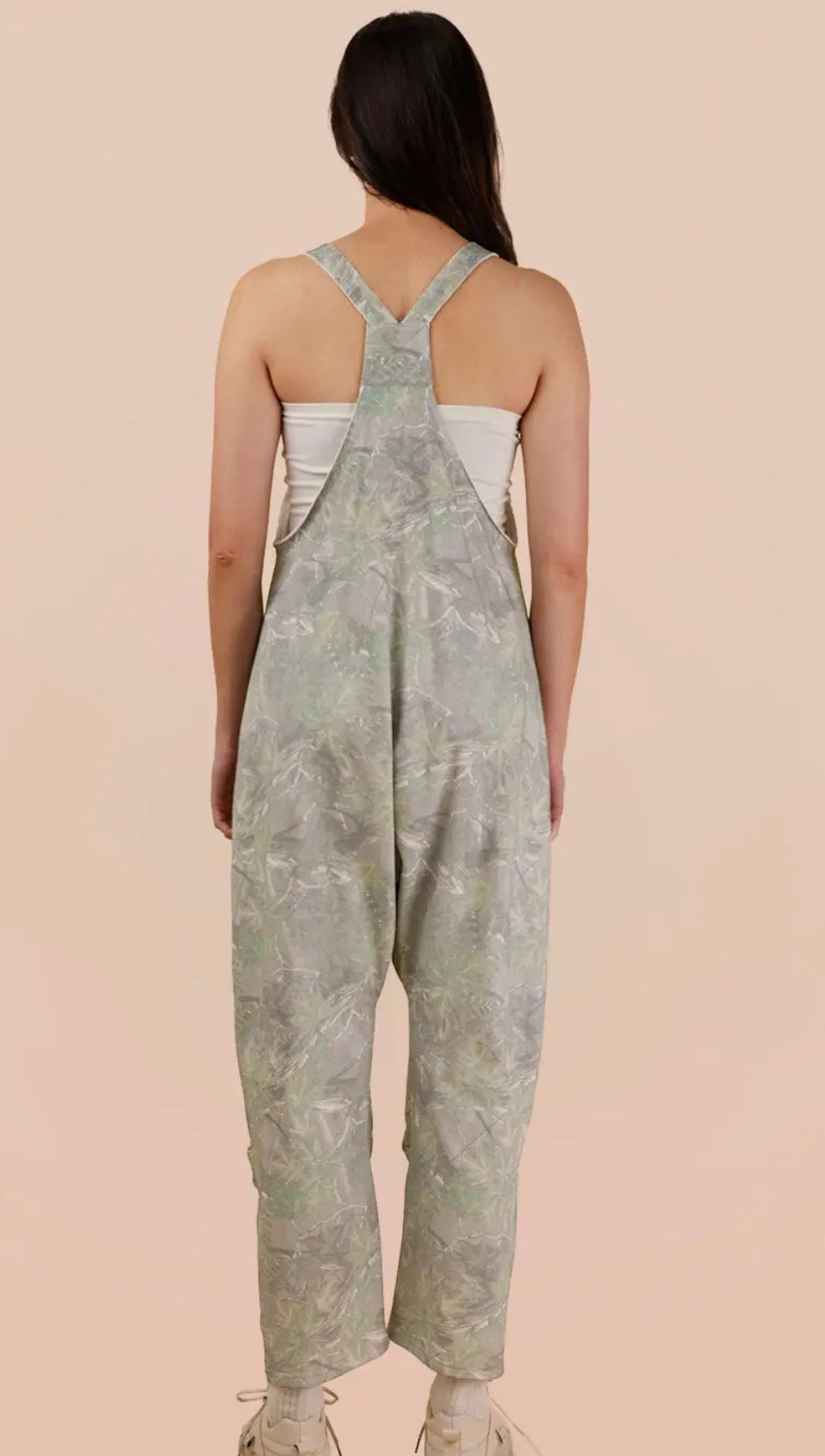 Camo Mineral Washed Jumpsuit